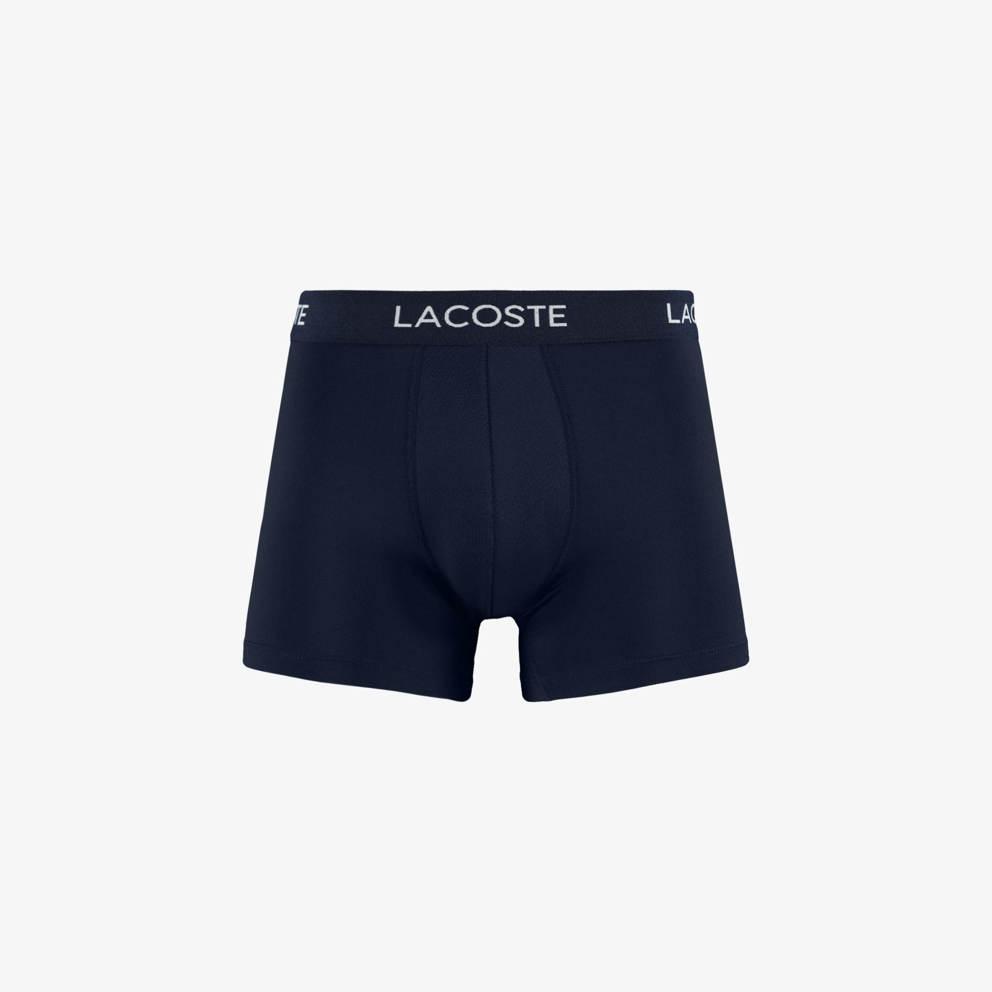 Lacoste Erkek 3'lü Renkli Boxer