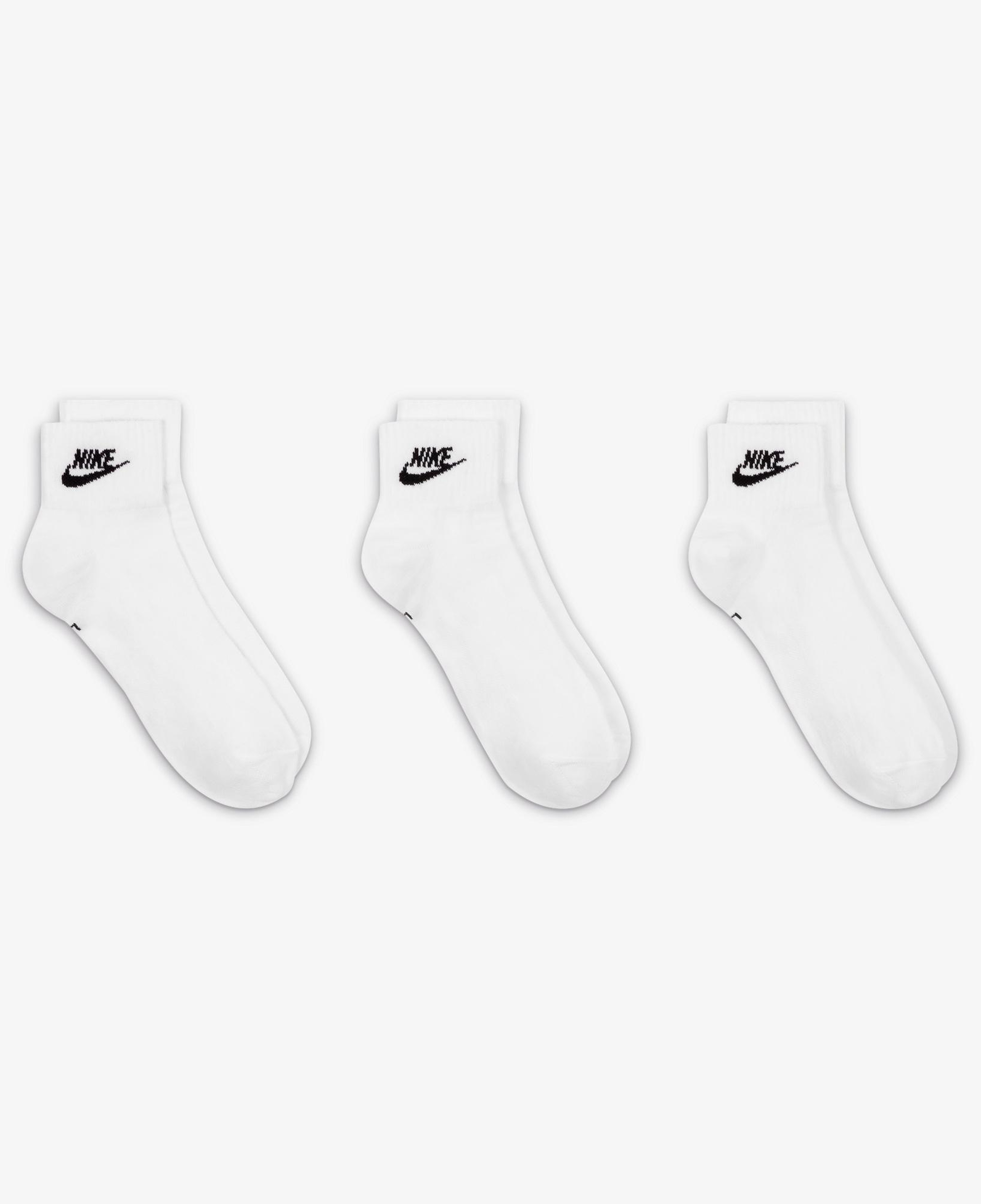 Nike Sportswear Everyday Essential An 3'lü Unisex Beyaz Çorap