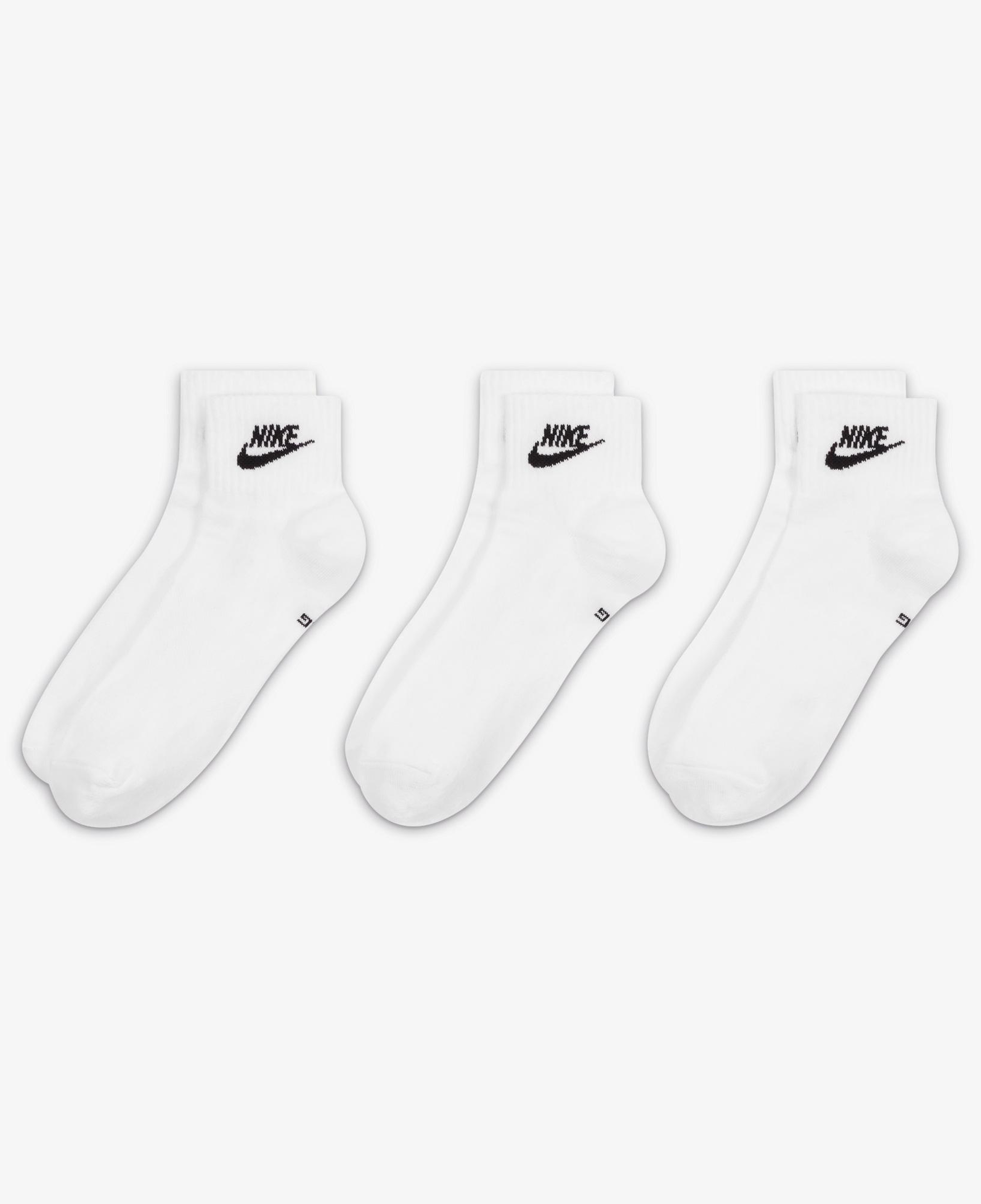 Nike Sportswear Everyday Essential An 3'lü Unisex Beyaz Çorap