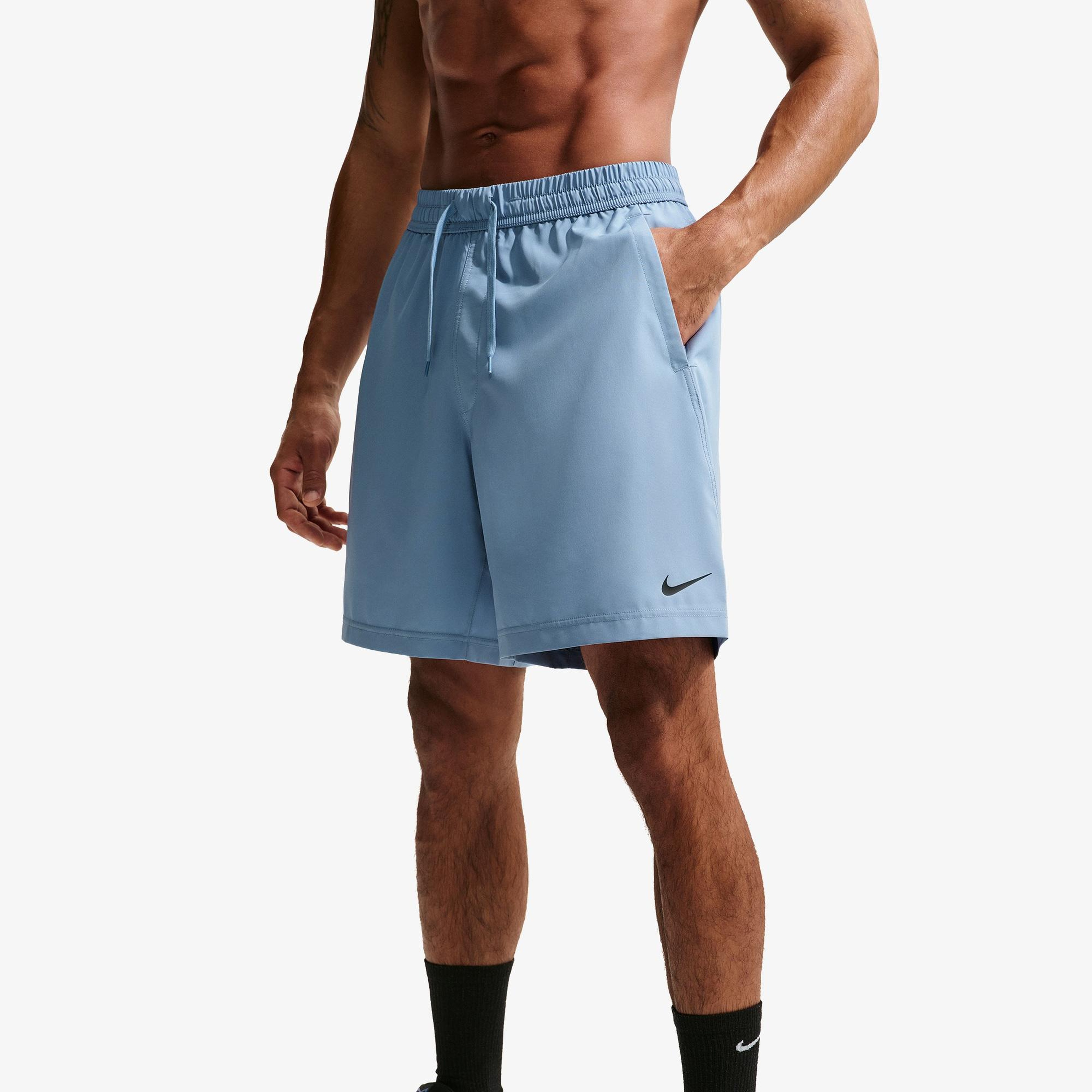 Nike Dri-Fit Form 18 cm Erkek Mavi Şort