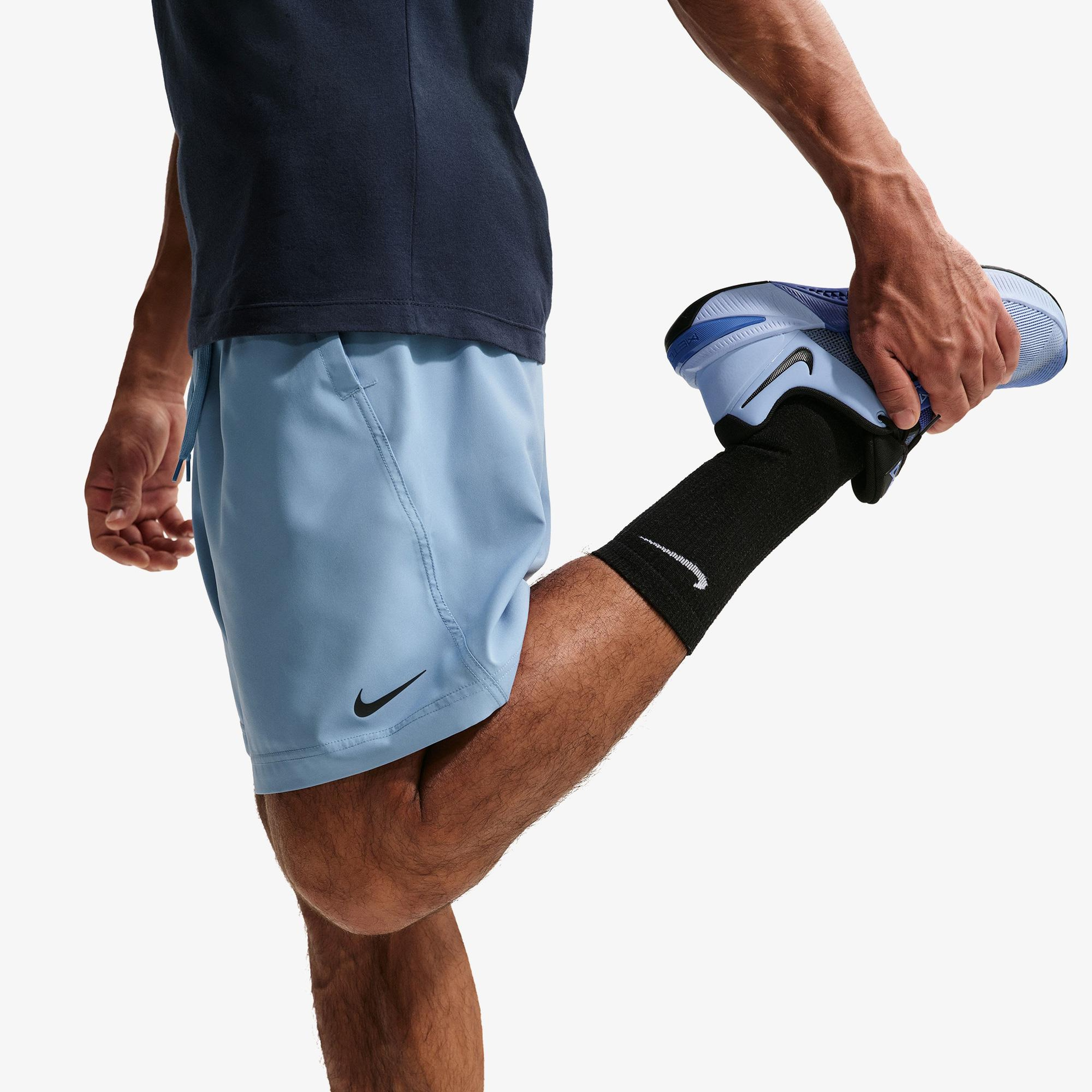 Nike Dri-Fit Form 18 cm Erkek Mavi Şort