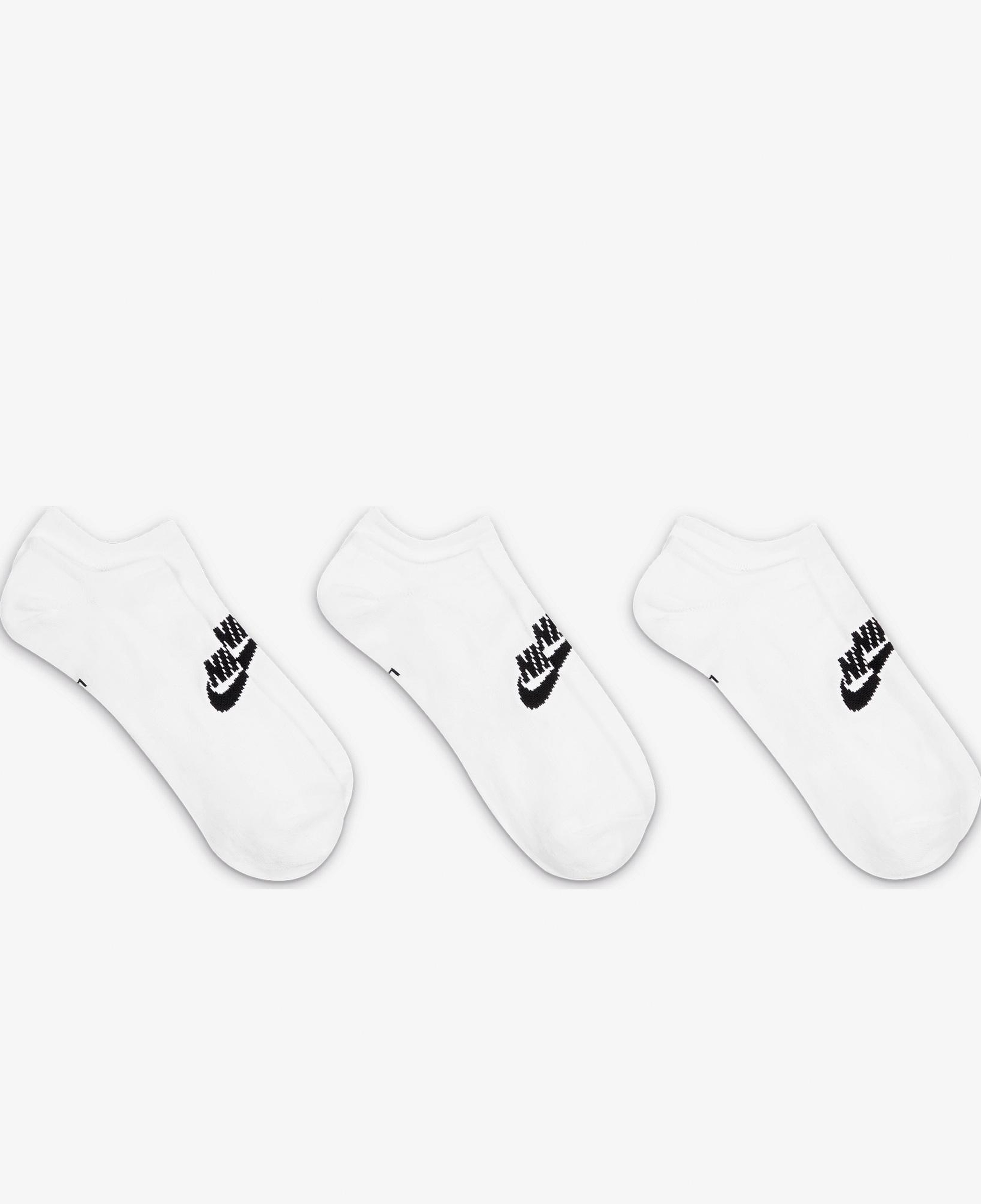 Nike Sportswear Everyday Essential Unisex Beyaz 3'lü Çorap