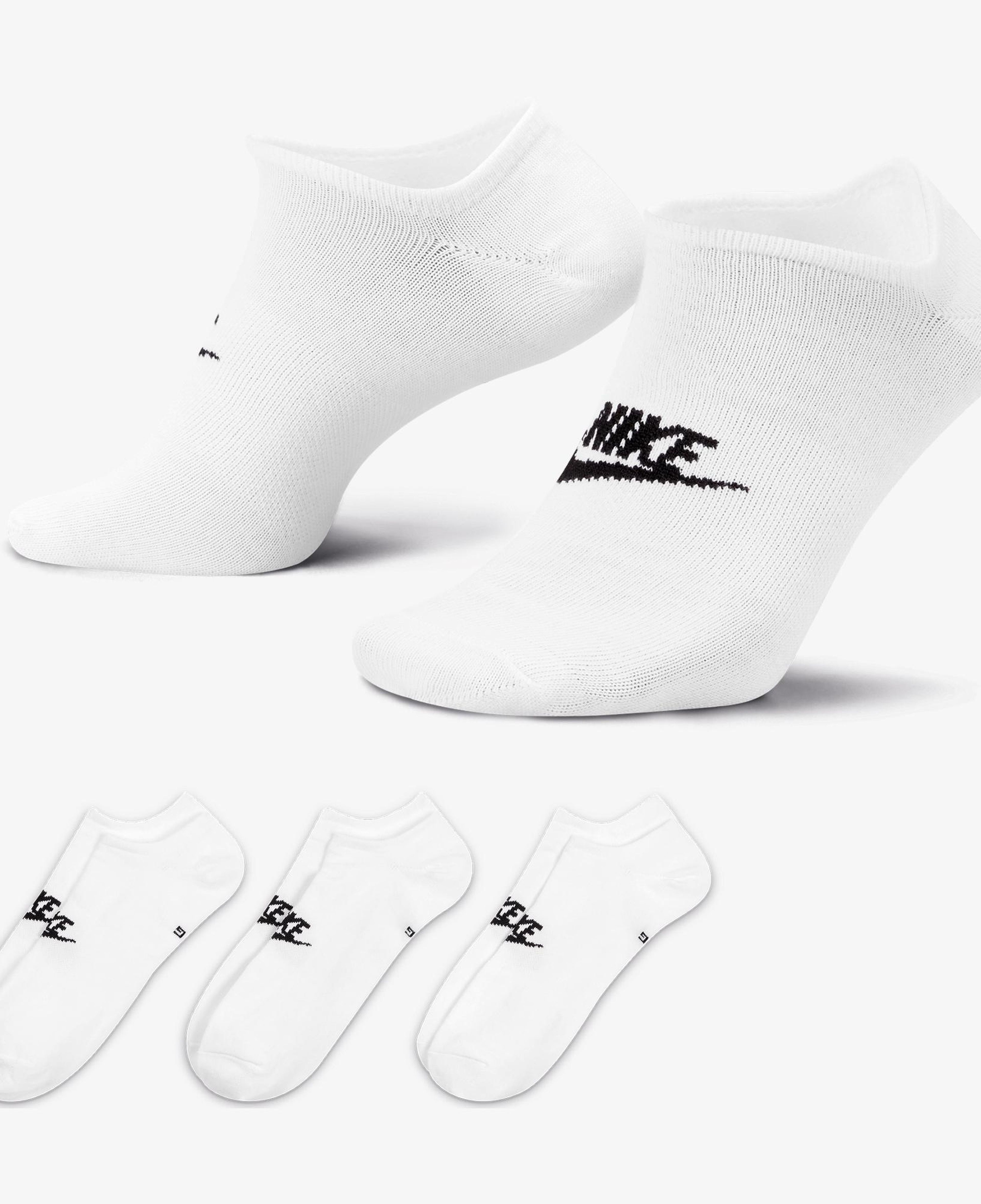 Nike Sportswear Everyday Essential Unisex Beyaz 3'lü Çorap