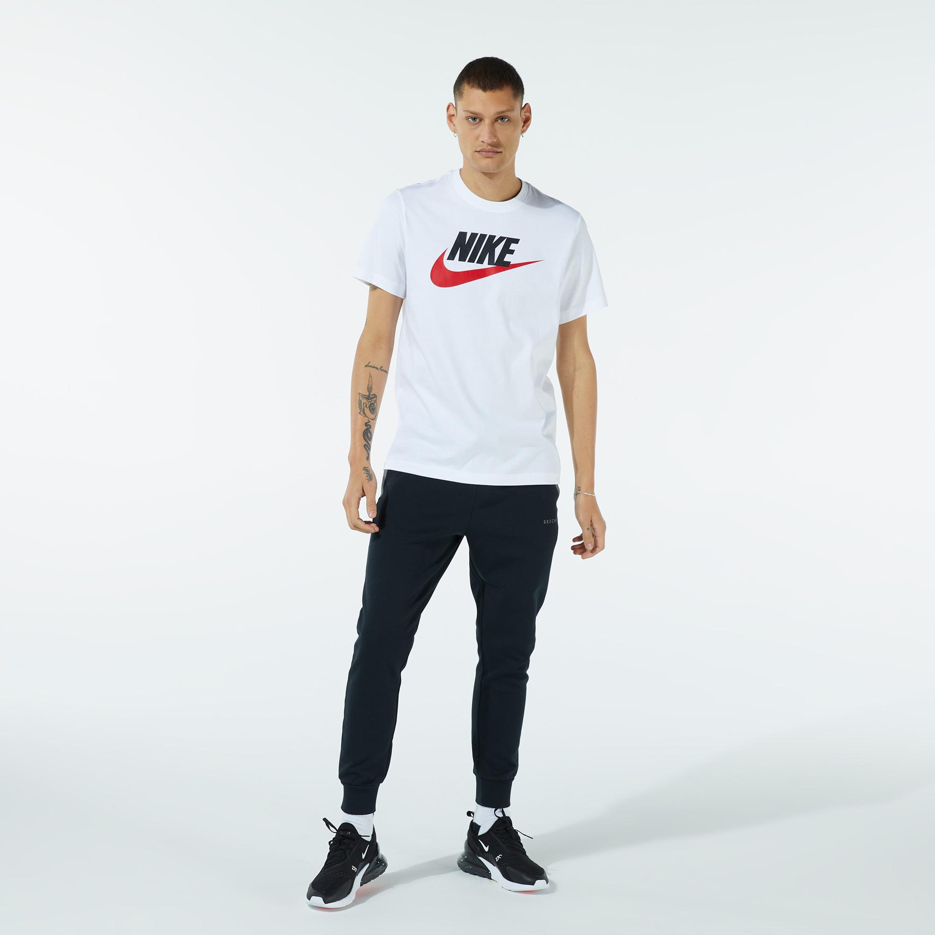 Nike Sportswear Icon Futura Erkek Beyaz T-Shirt