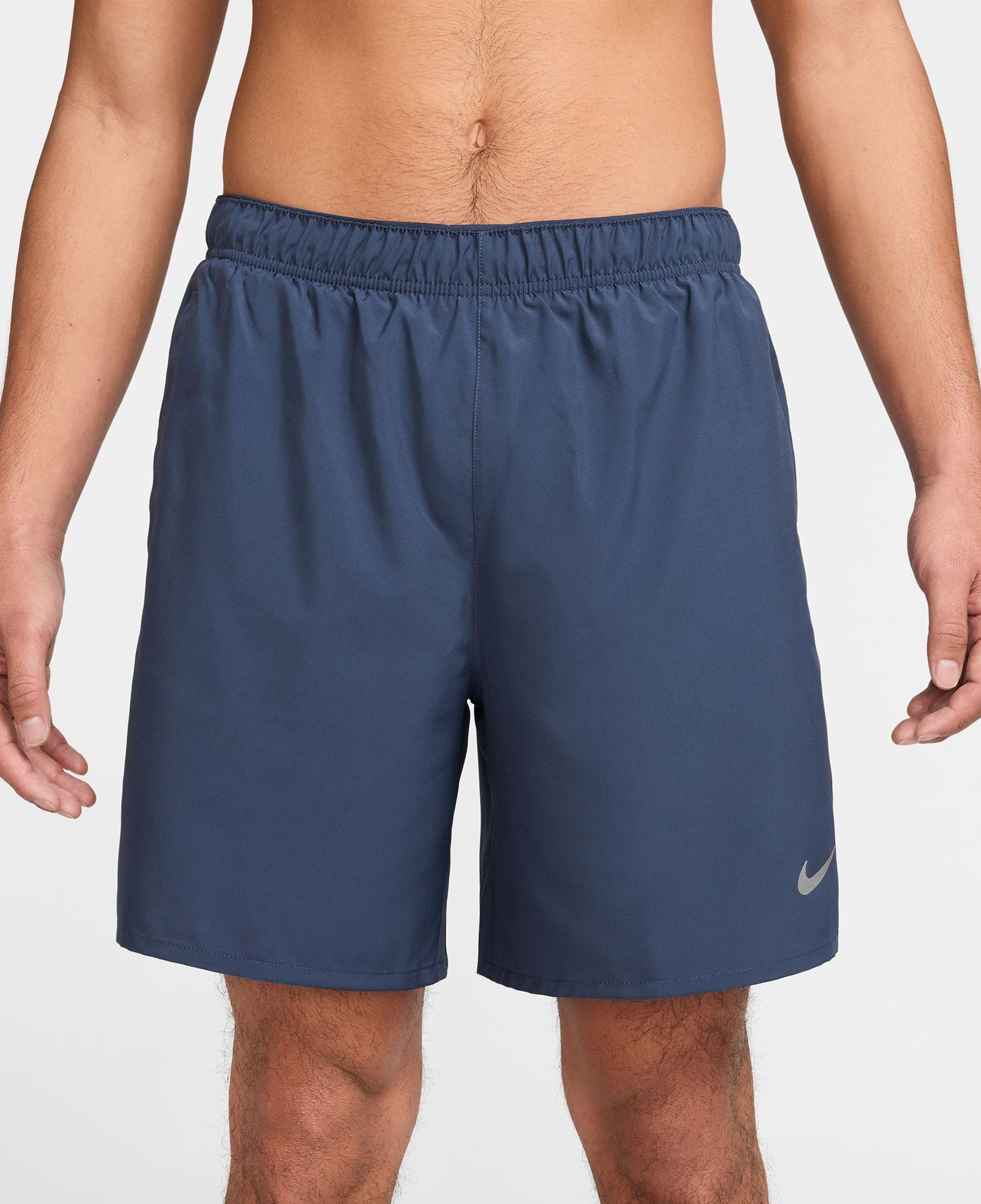 Nike Dri-Fit Challenger Erkek Mavi Şort