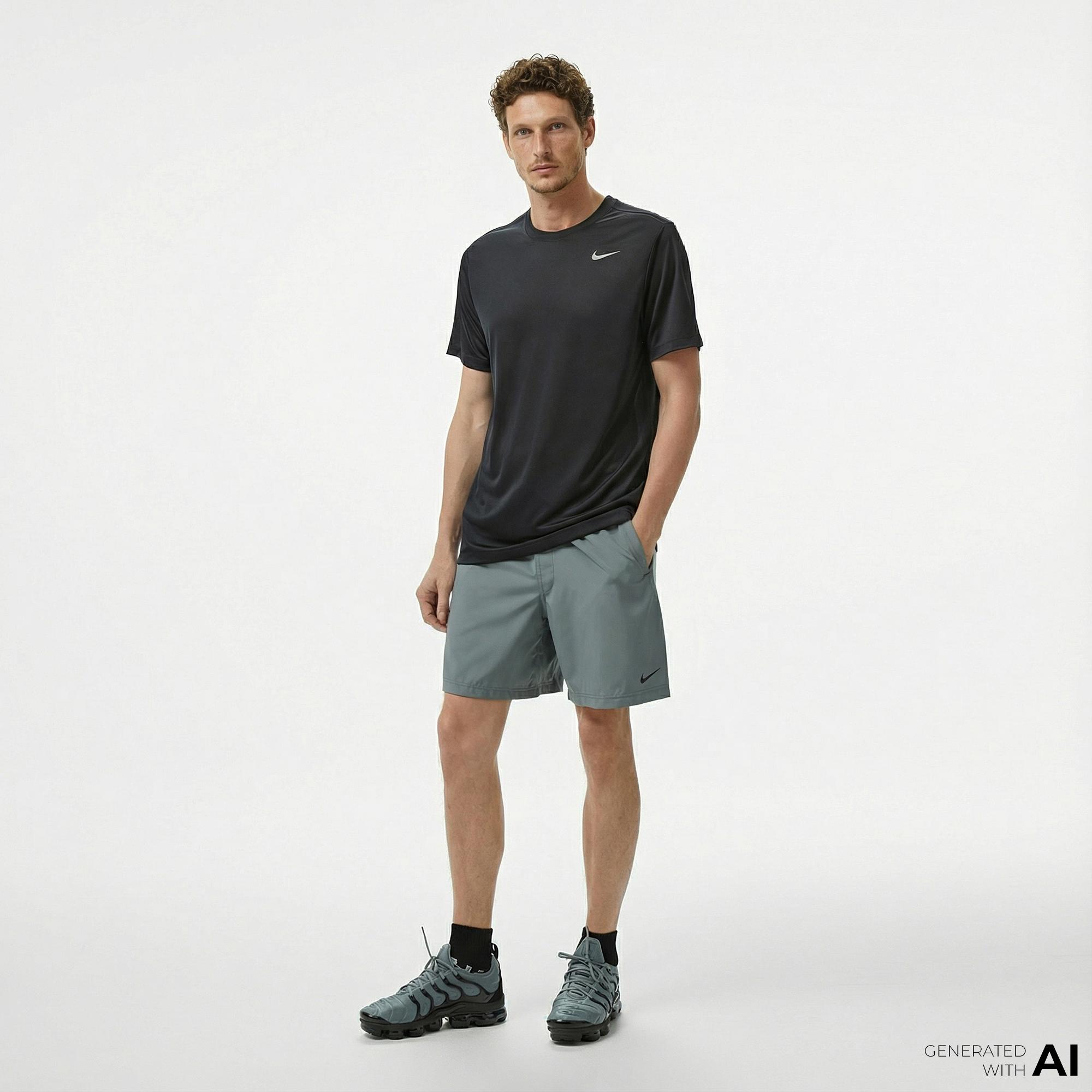 Nike Dri-Fit Form Erkek Gri Şort