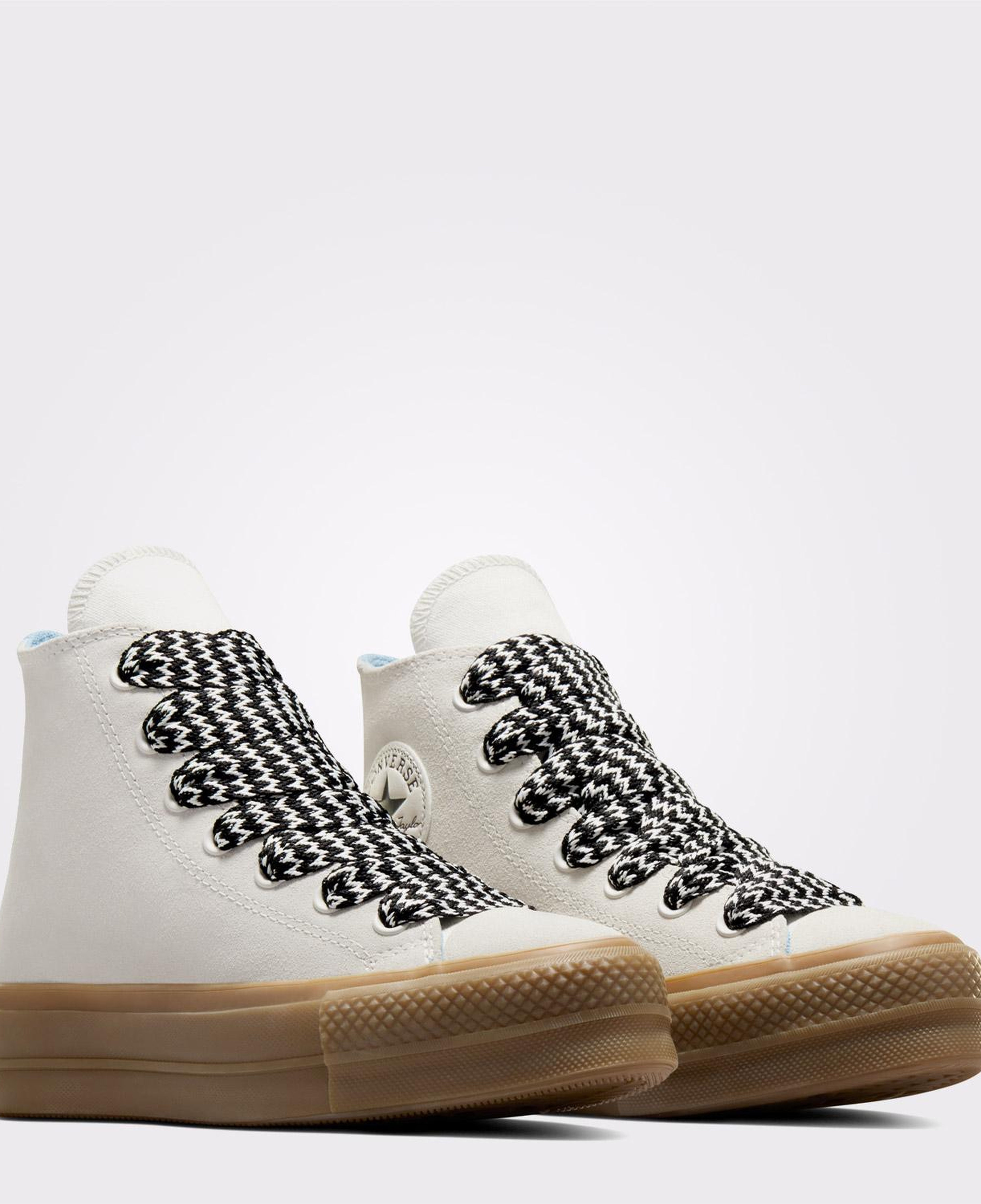 Converse Chuck Taylor All Star Lift Kadın Krem Süet Platform Sneaker