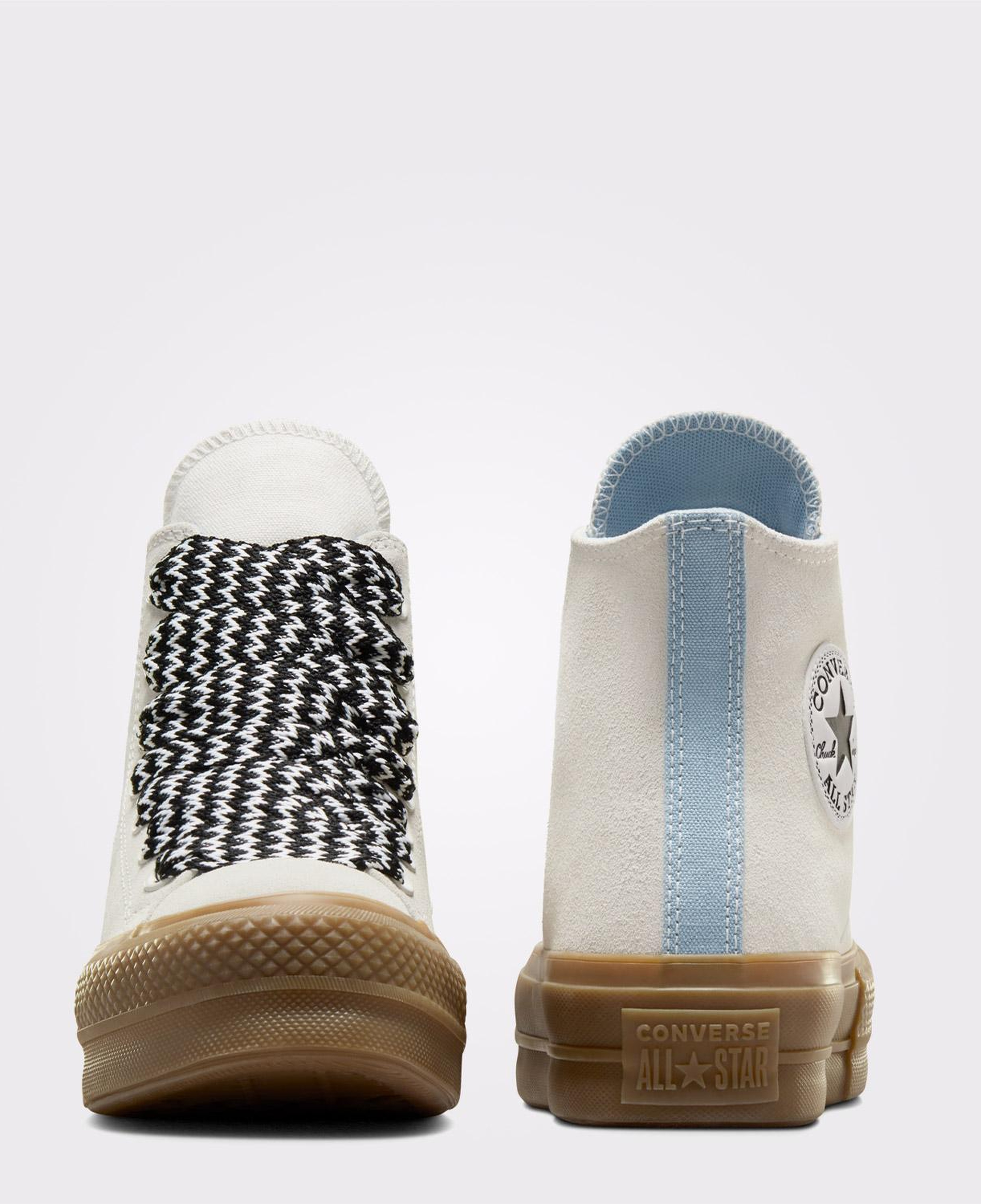 Converse Chuck Taylor All Star Lift Kadın Krem Süet Platform Sneaker