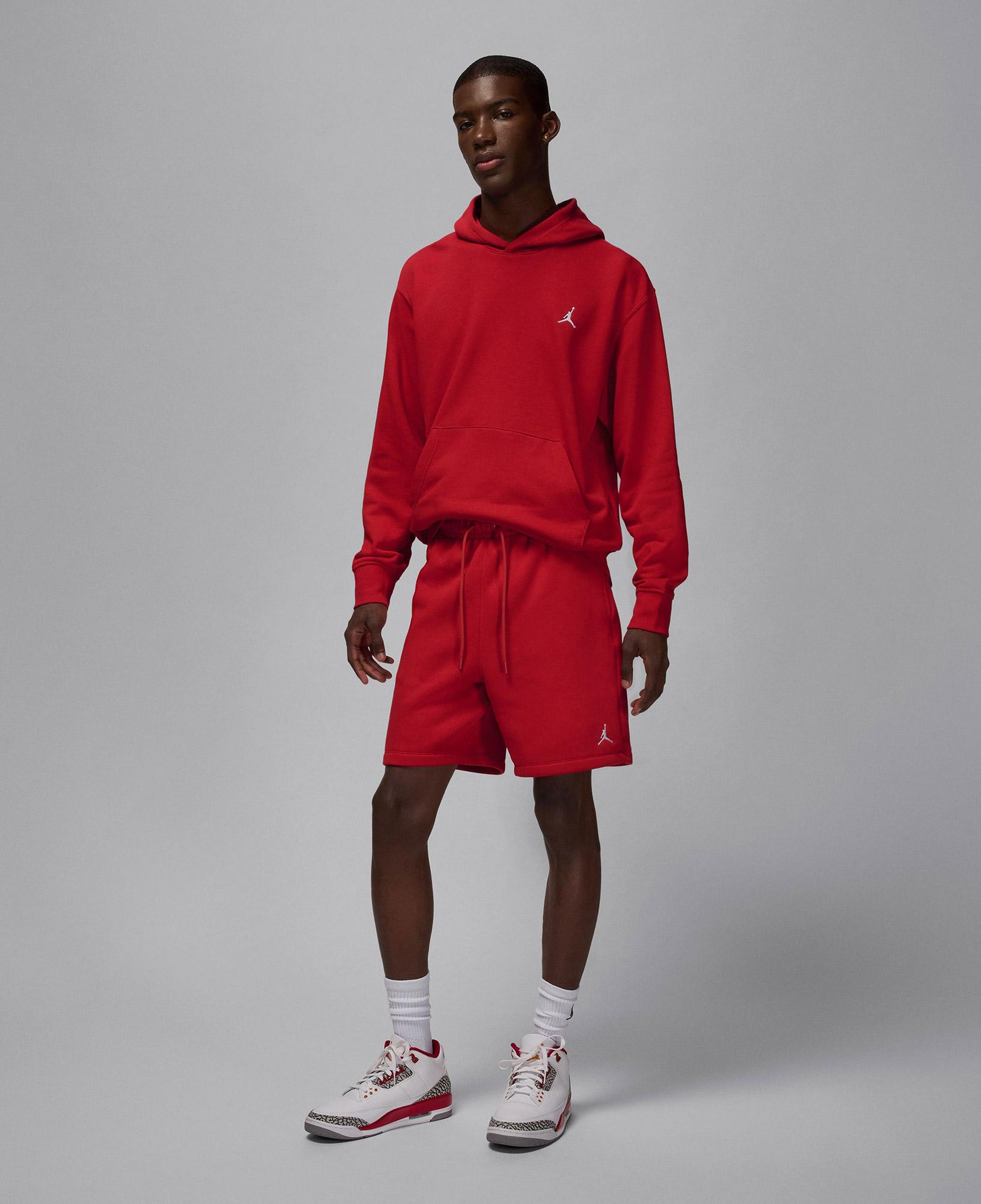 Jordan Brooklyn Fleece Erkek Kırmızı Şort