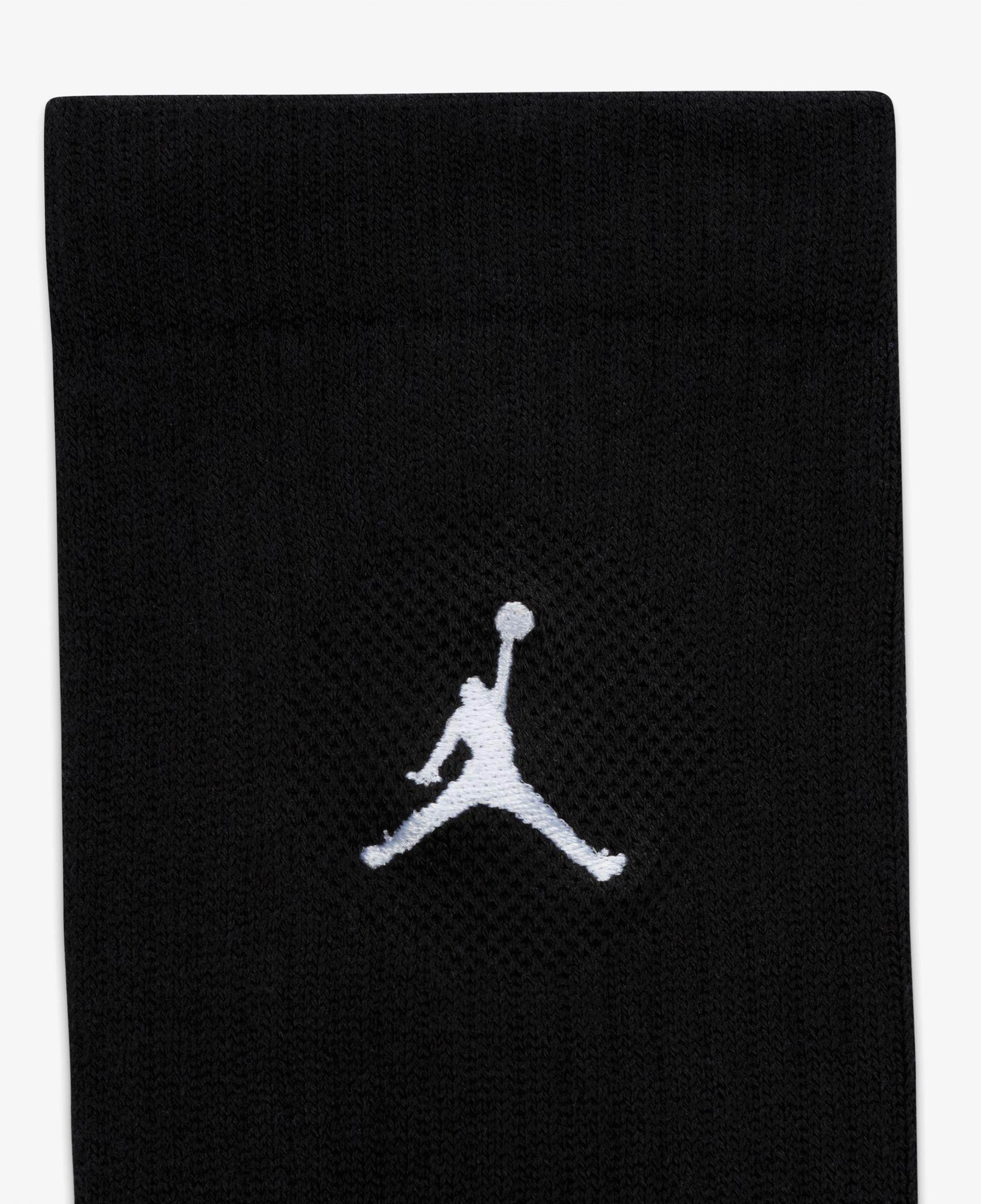 Jordan Cush Poly 3' lü Unisex Siyah Çorap