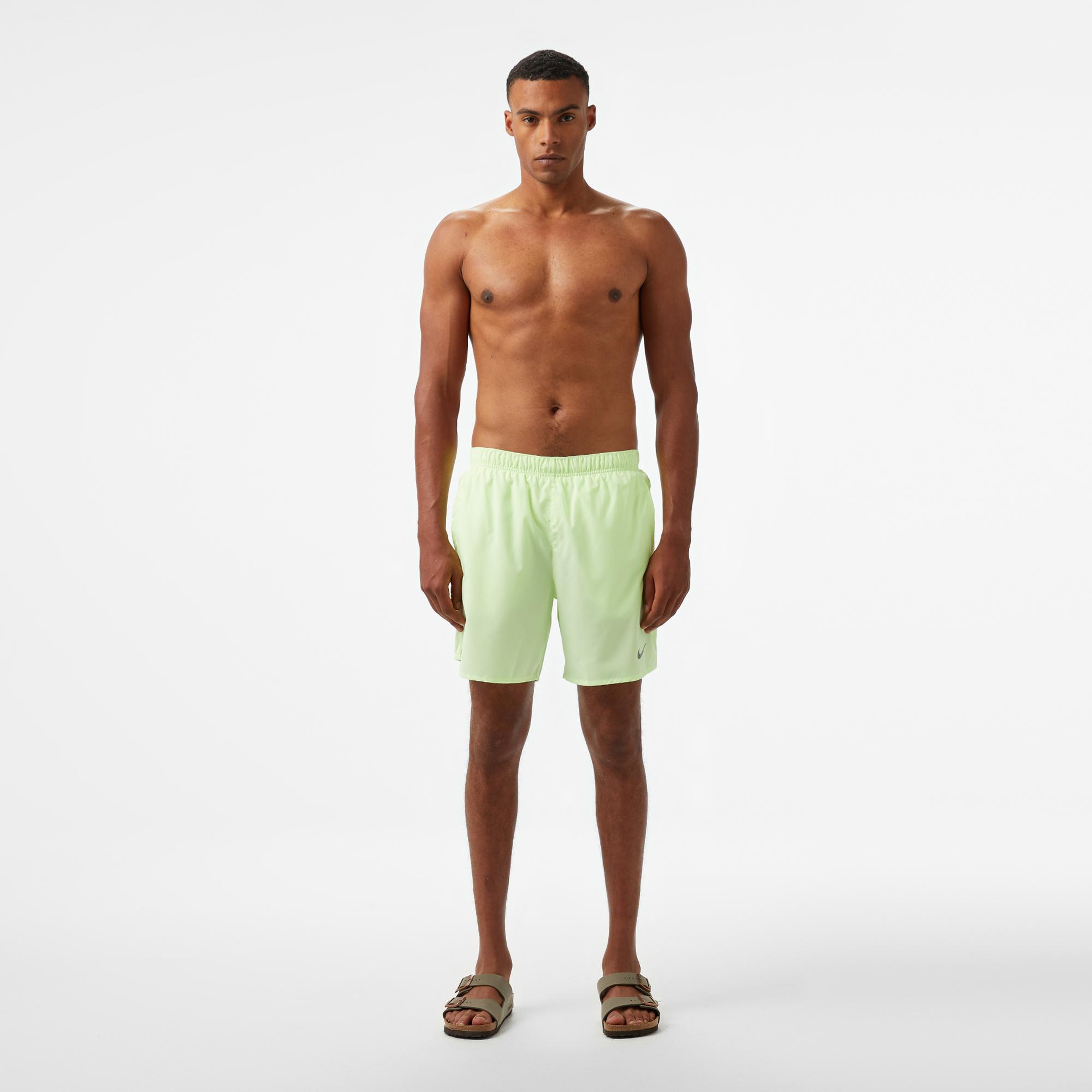 Nike Dri-Fit Challenger Erkek Sarı Şort