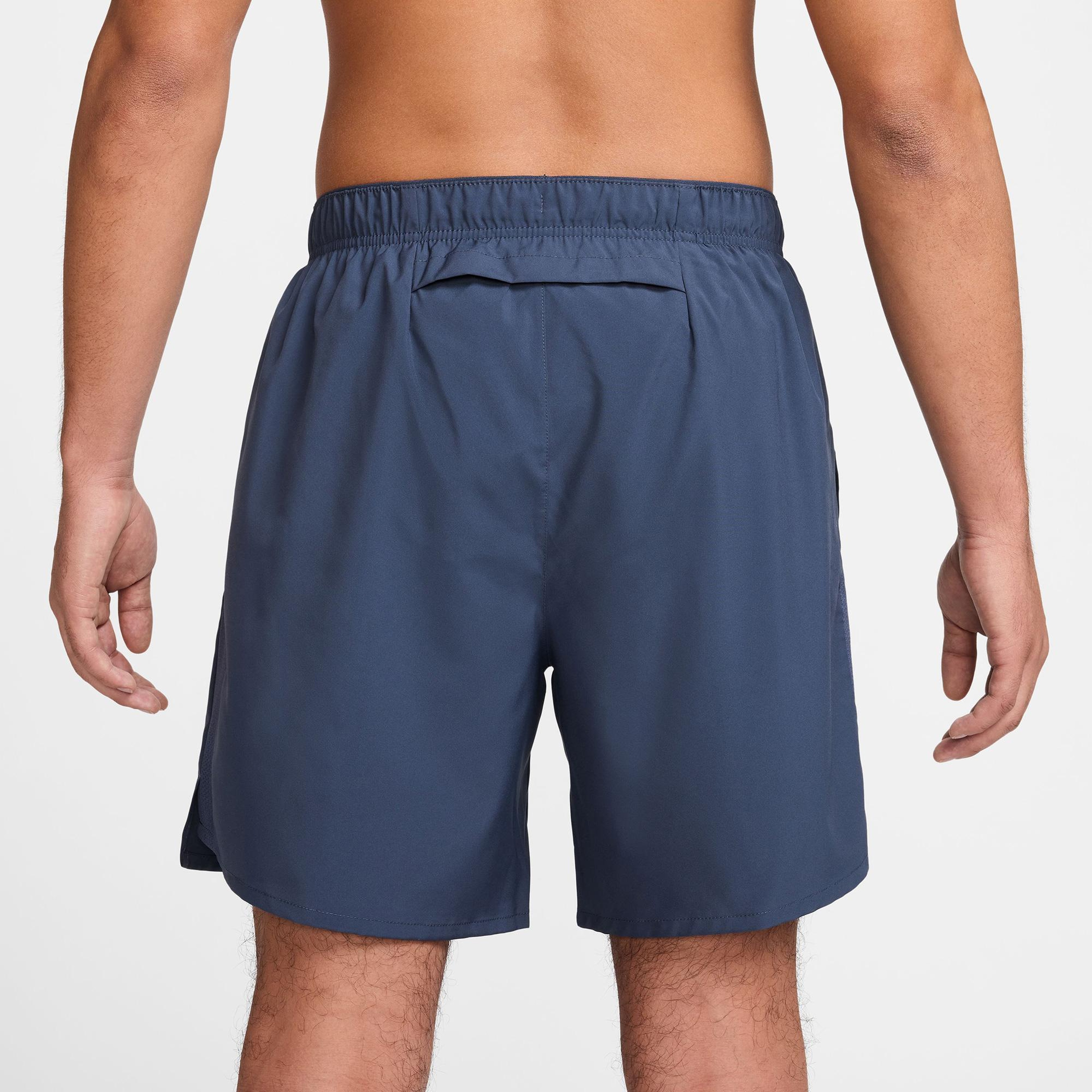 Nike Dri-Fit Challenger Erkek Mavi Şort