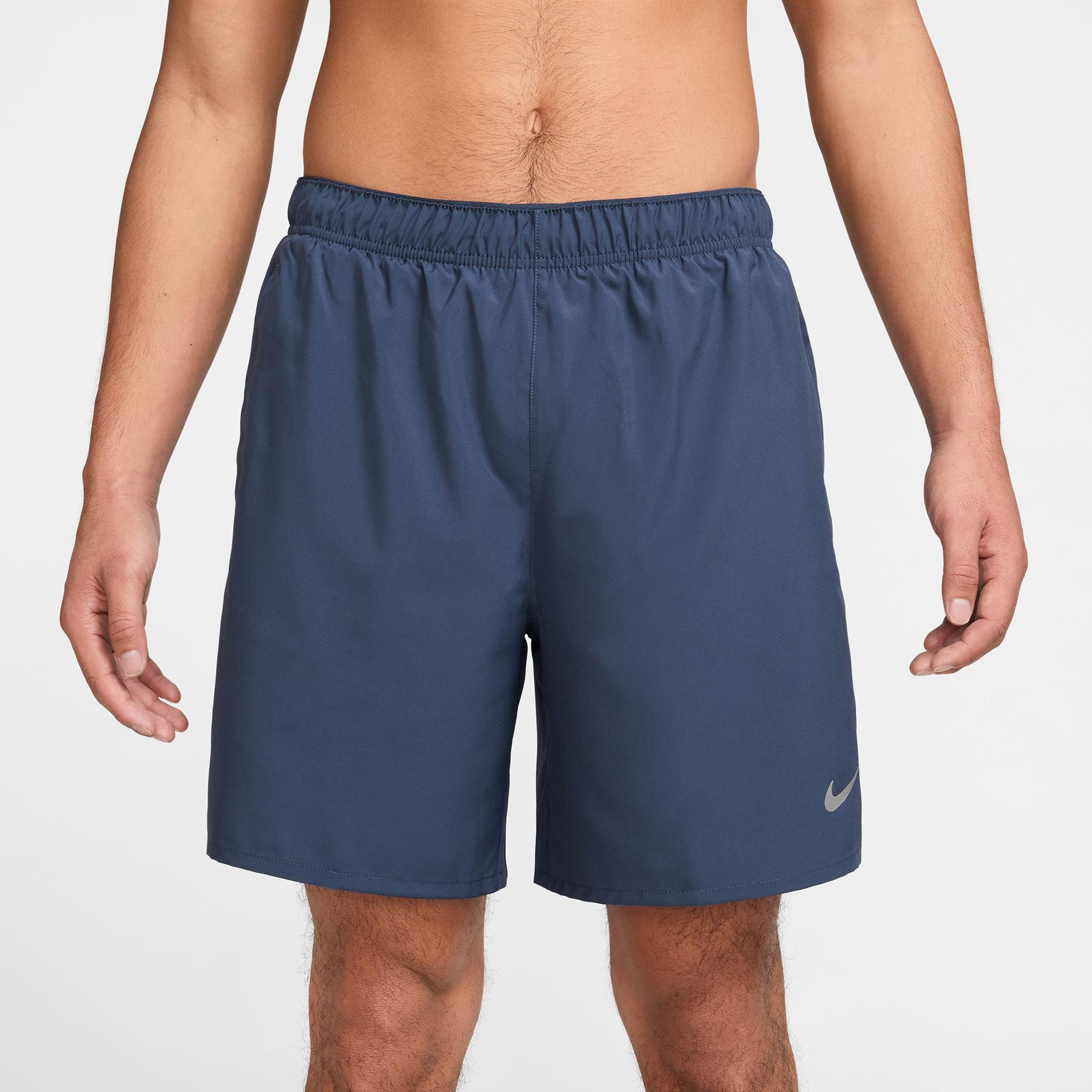 Nike Dri-Fit Challenger Erkek Mavi Şort