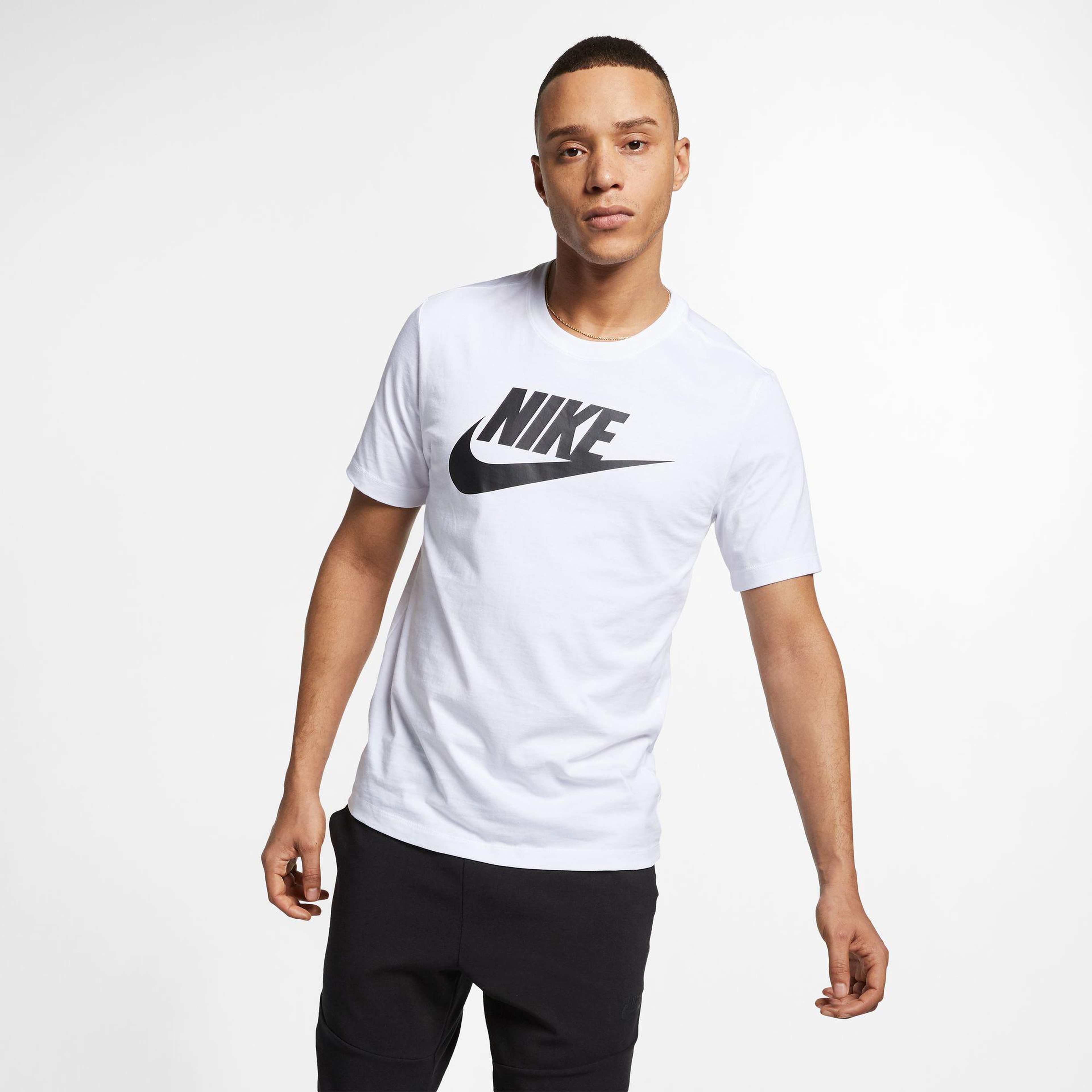 Nike Sportswear Icon Futura Erkek Beyaz T-Shirt