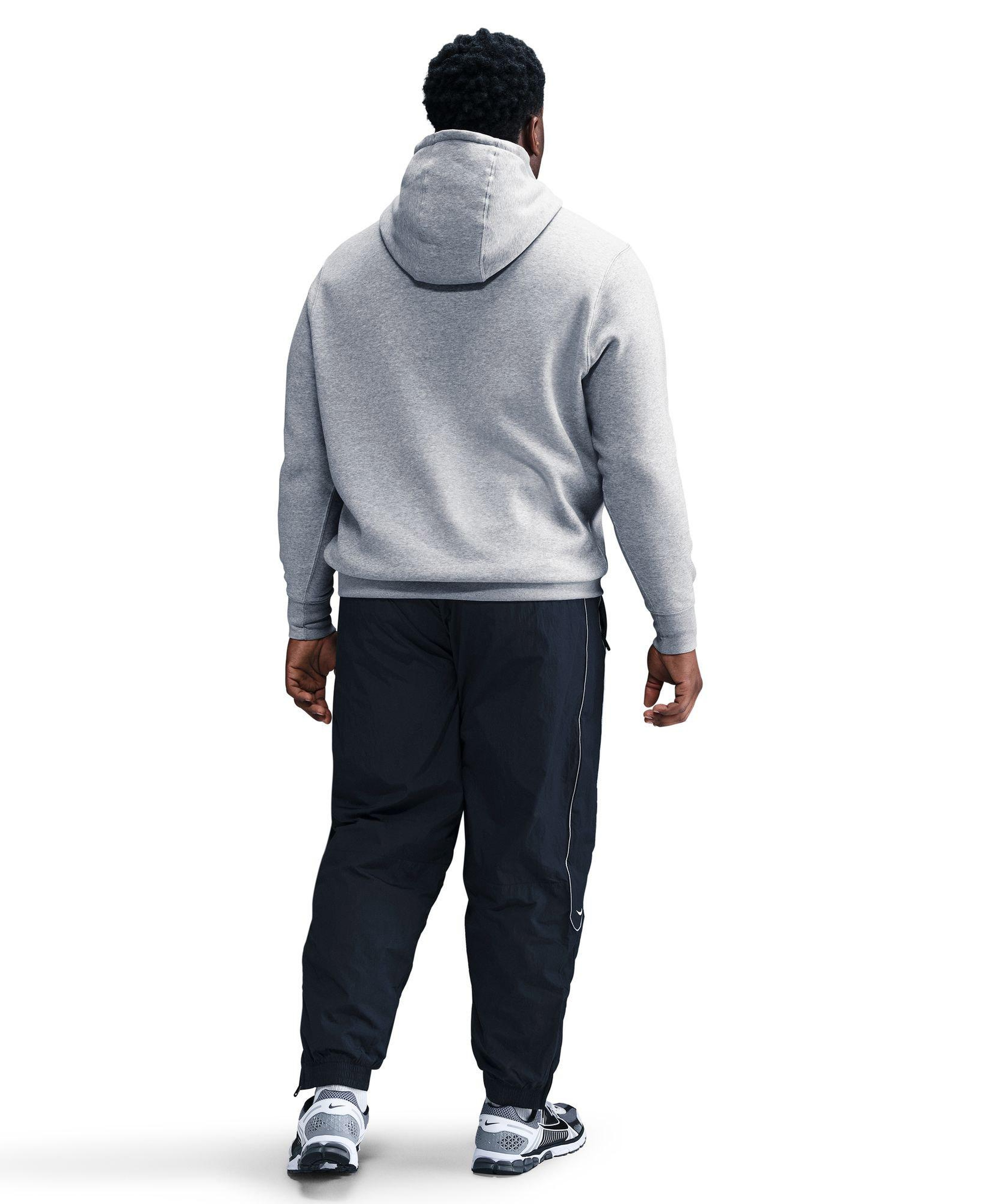 Nike Club Pullover Fleece Erkek Gri Hoodie