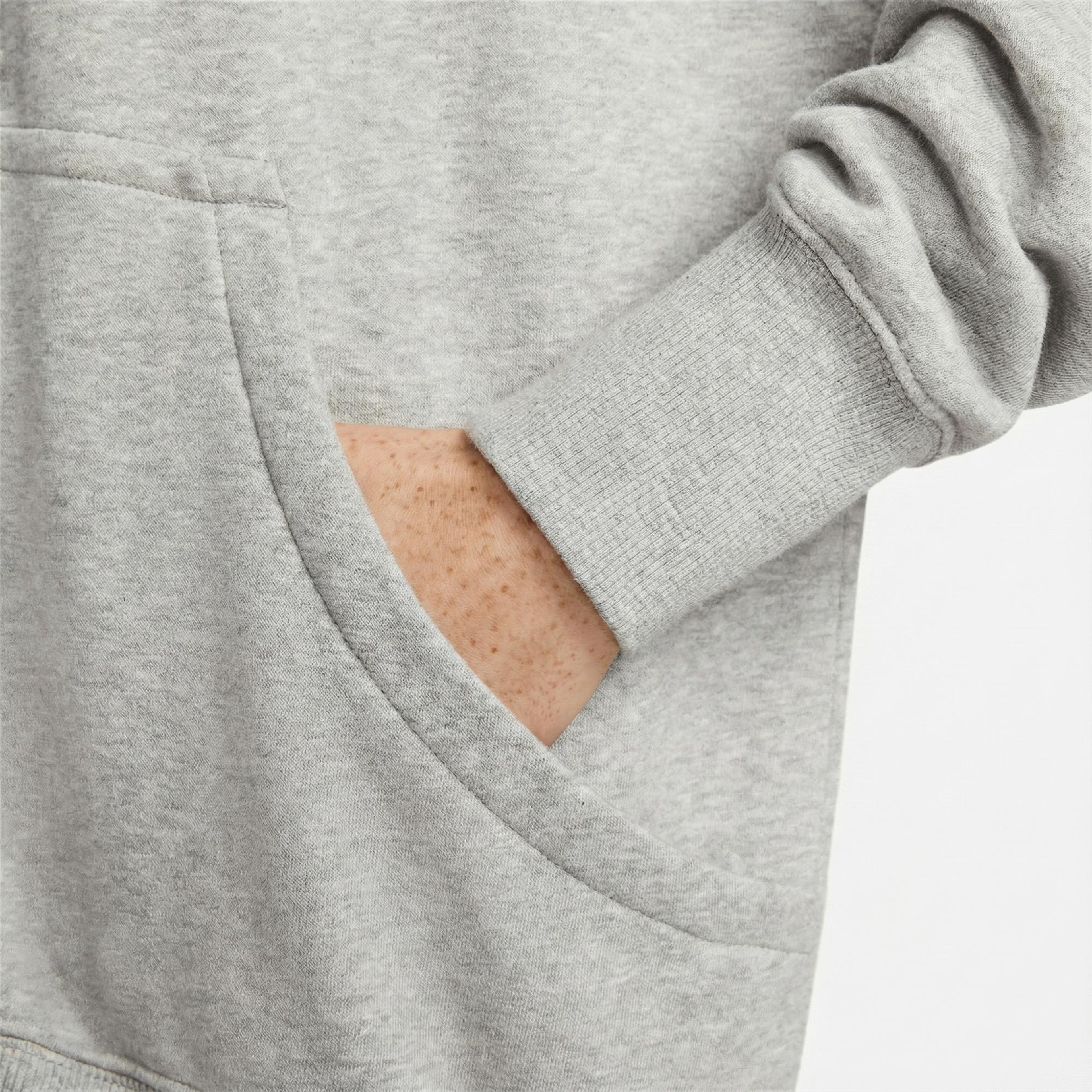 Nike Sportswear Phoenix Fleece Oversize Kadın Gri Hoodie