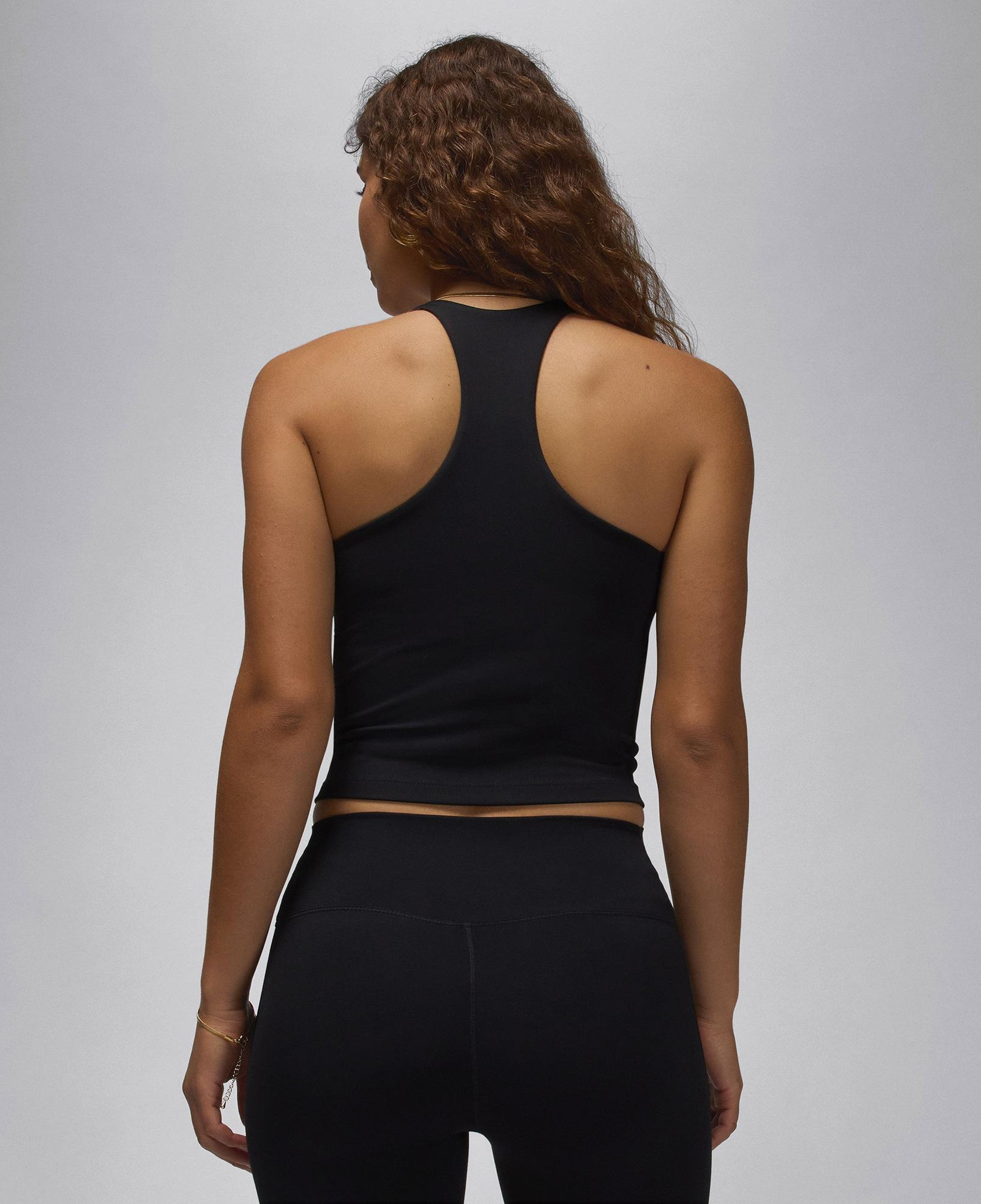 Jordan Sport Dri-Fit Practice Kadın Siyah Kolsuz T-Shirt