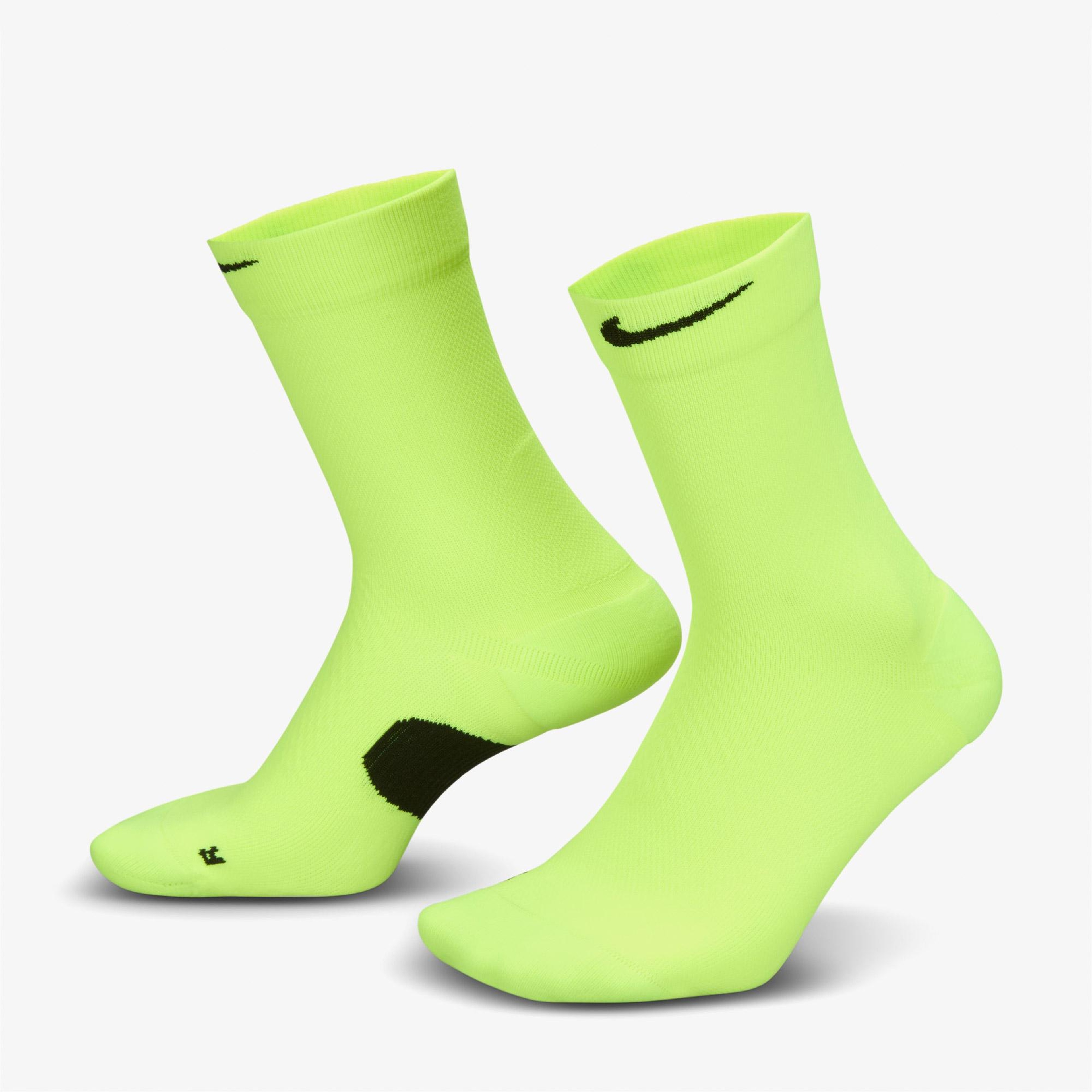 Nike Running Midweight Unisex Yeşil Çorap
