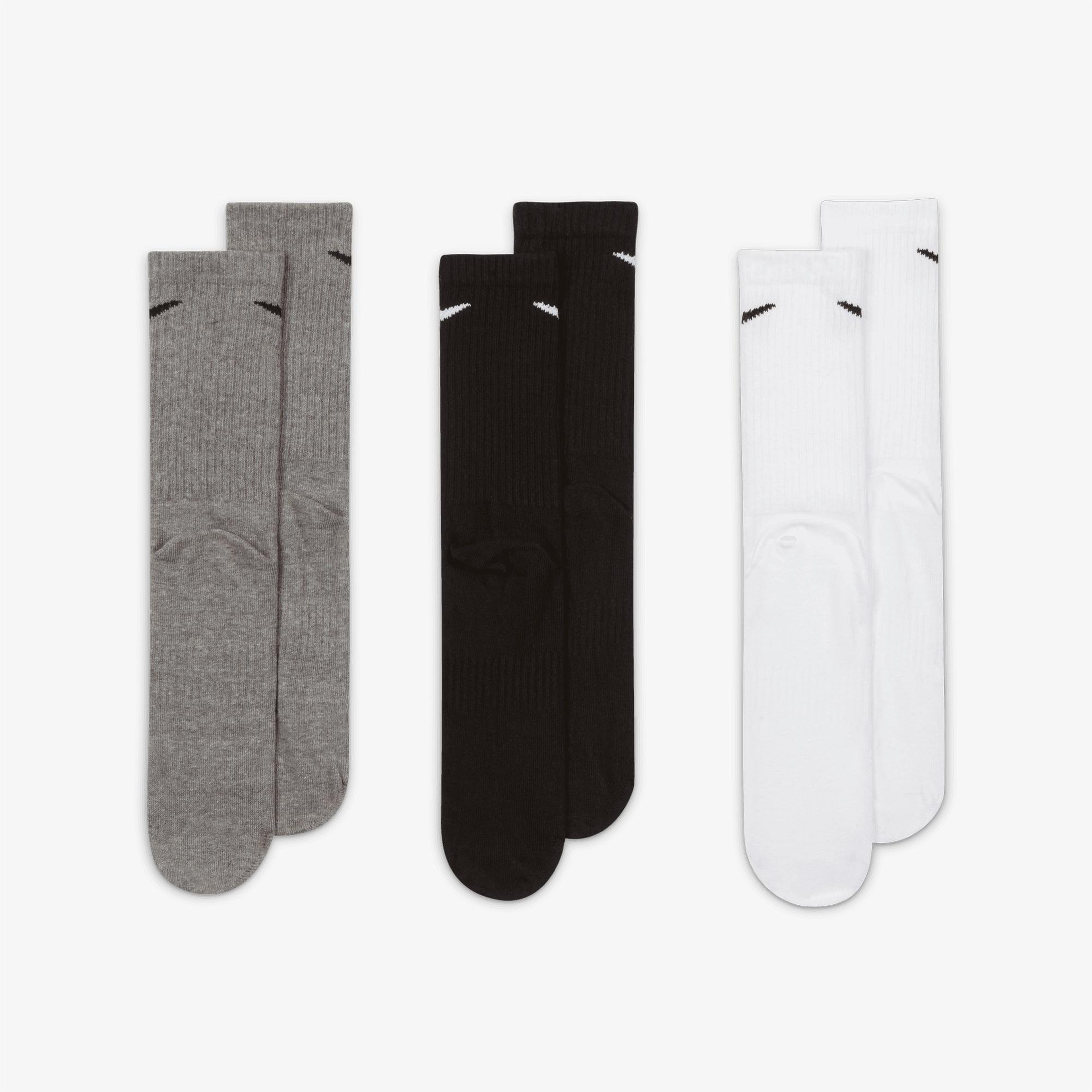 Nike Everyday Crew 3' lü Unisex Renkli Çorap