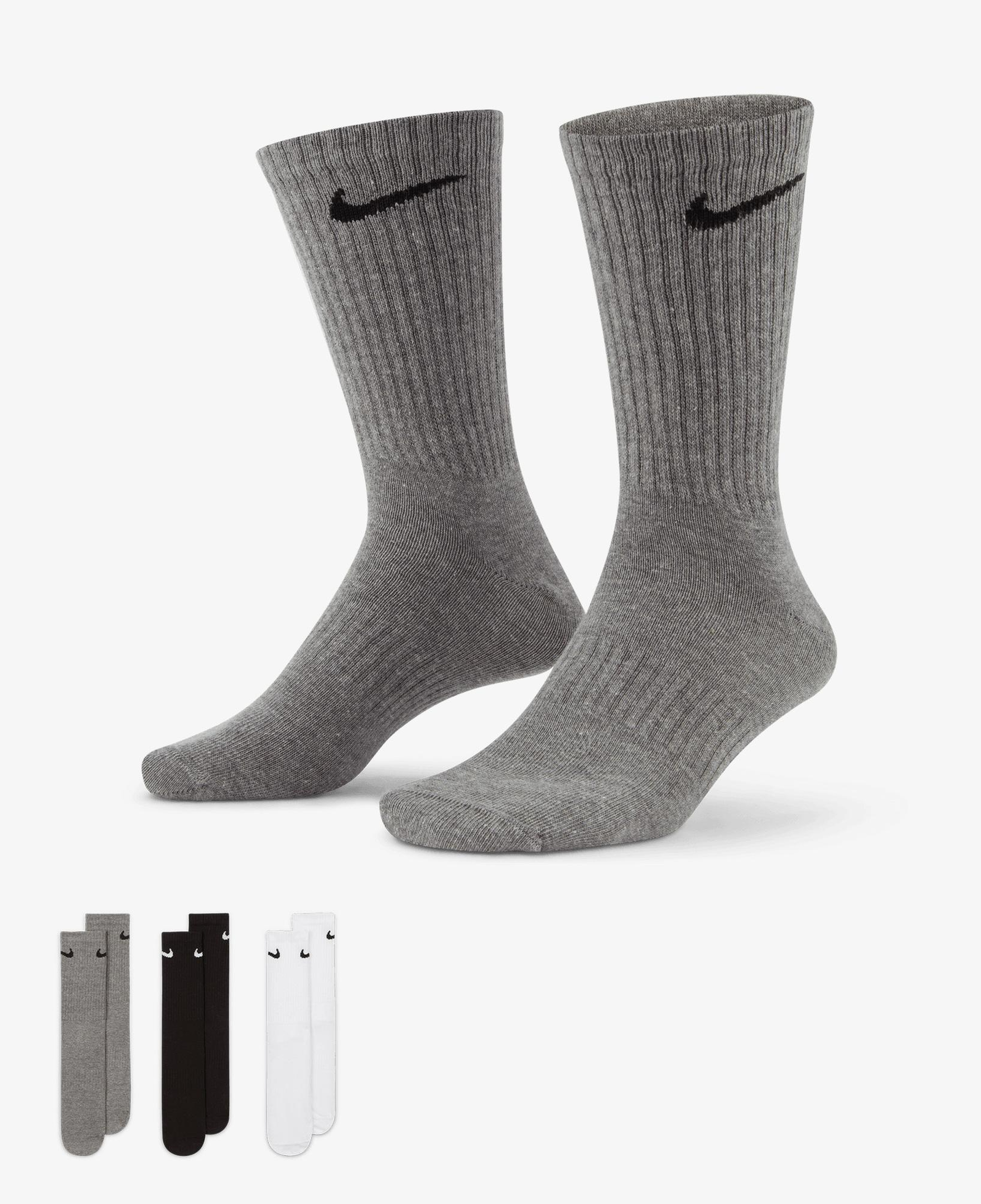 Nike Everyday Crew 3' lü Unisex Renkli Çorap