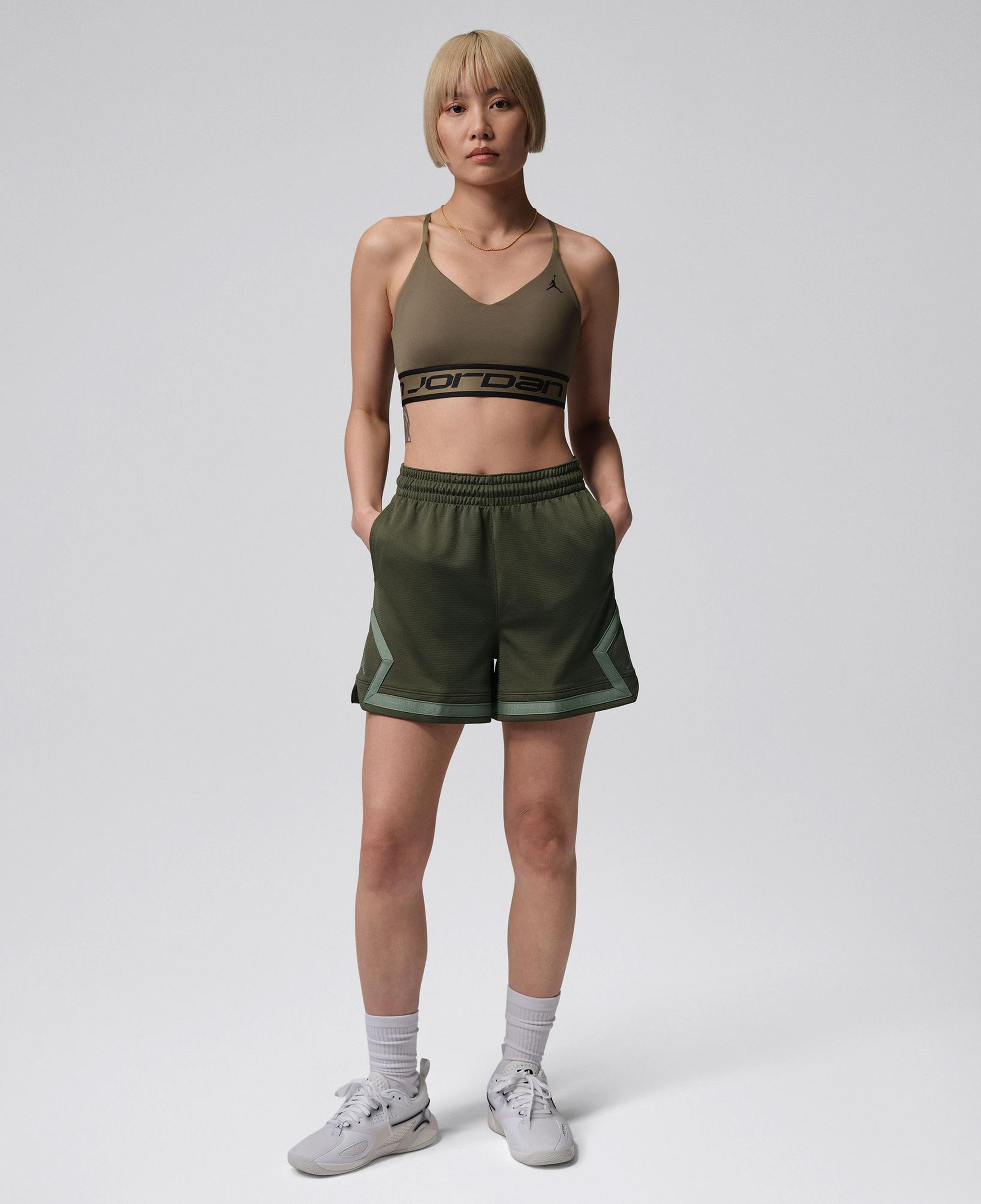 Jordan Sport Diamond 10 cm Kadın Haki Şort