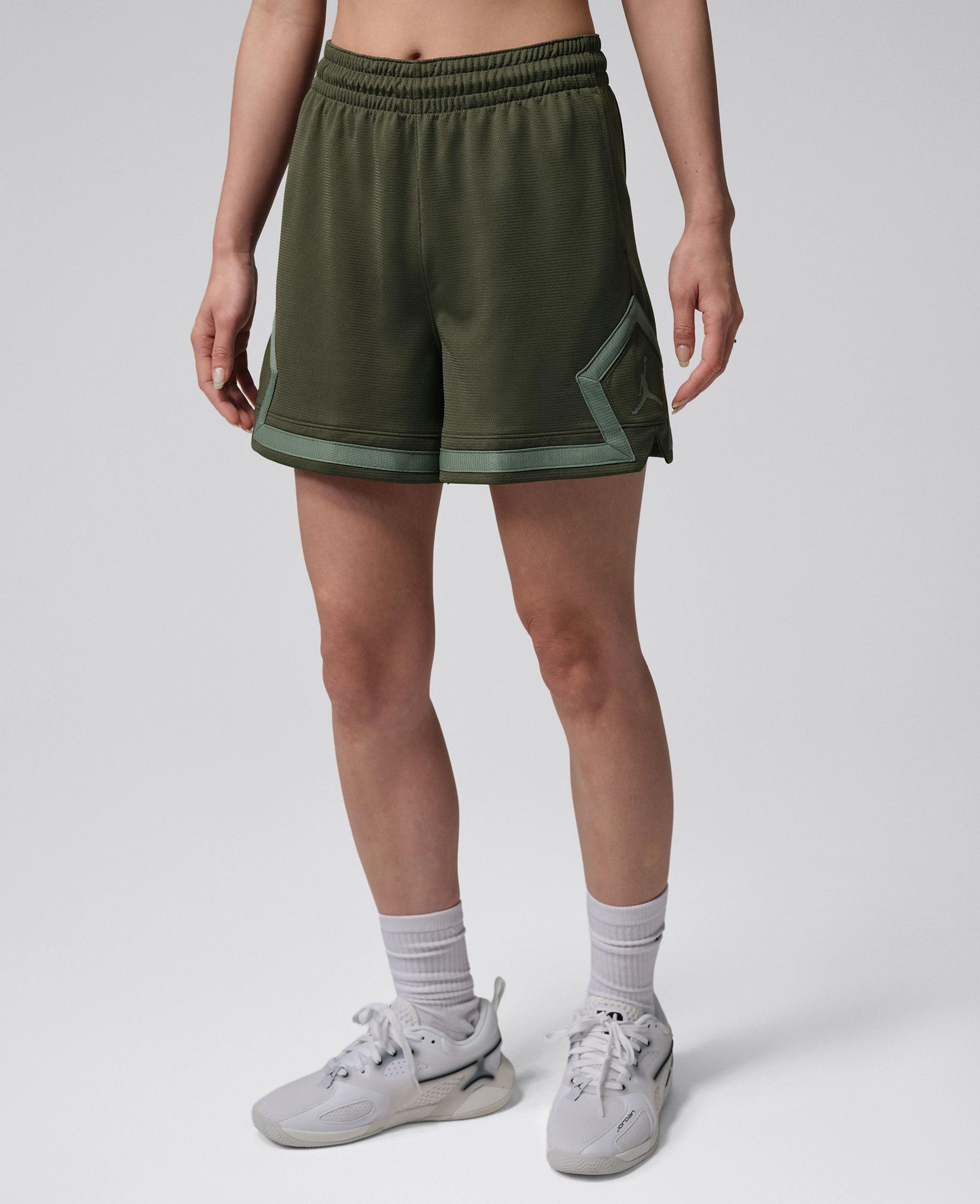 Jordan Sport Diamond 10 cm Kadın Haki Şort