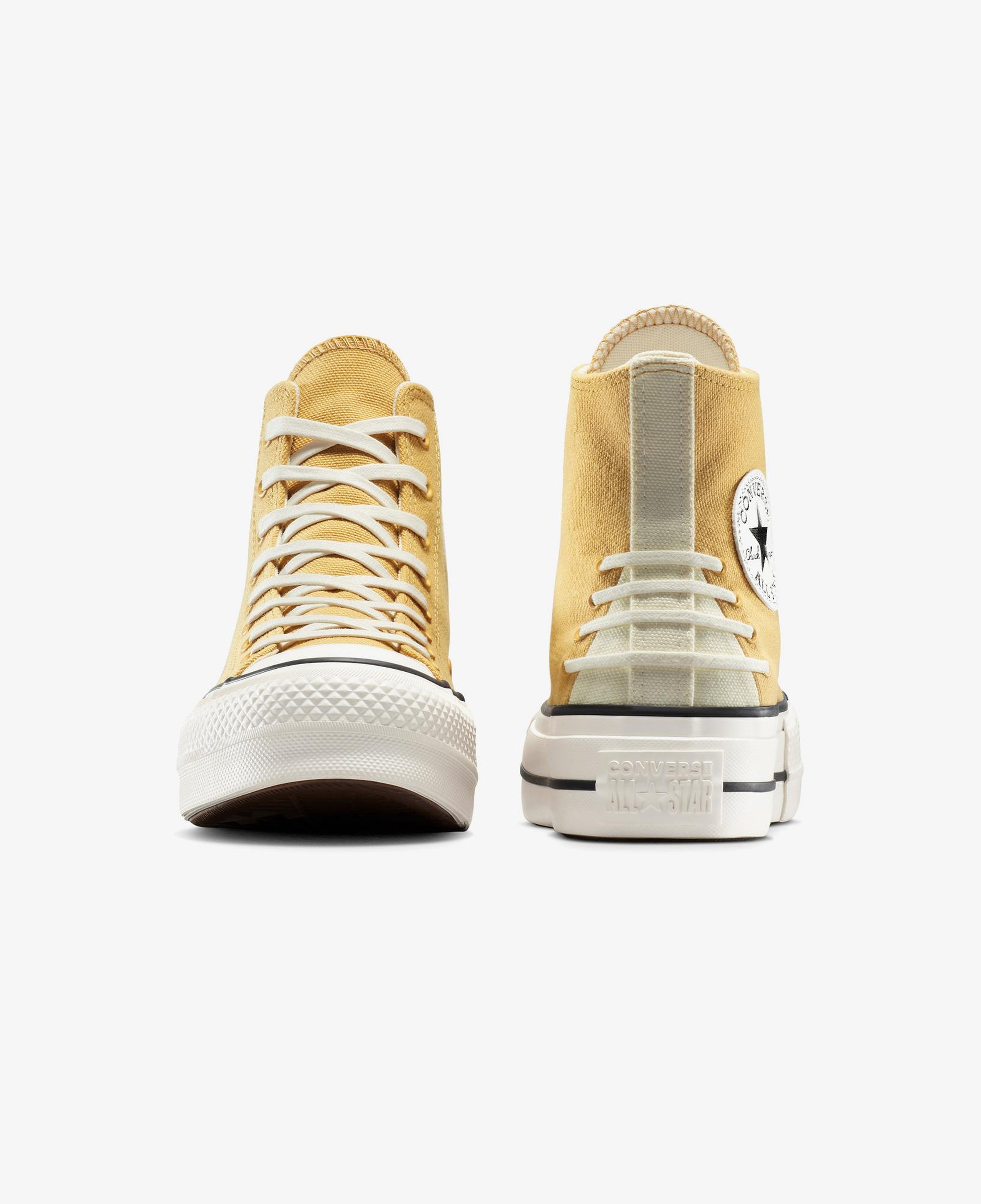 Converse Chuck Taylor All Star Lift Crafted Laces Kadın Turuncu Platform Sneaker