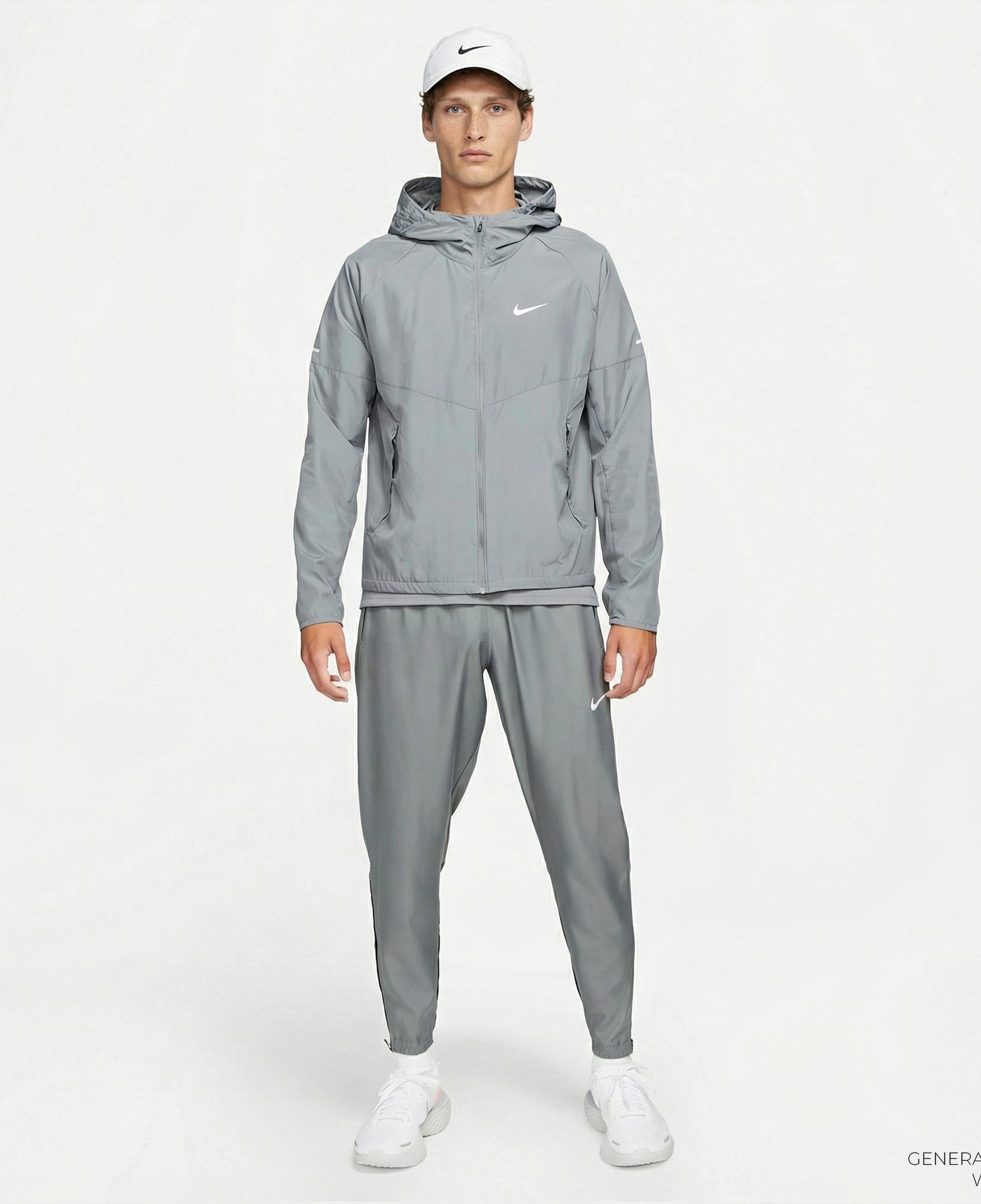 Nike Repel Miler Erkek Gri Rüzgarlık