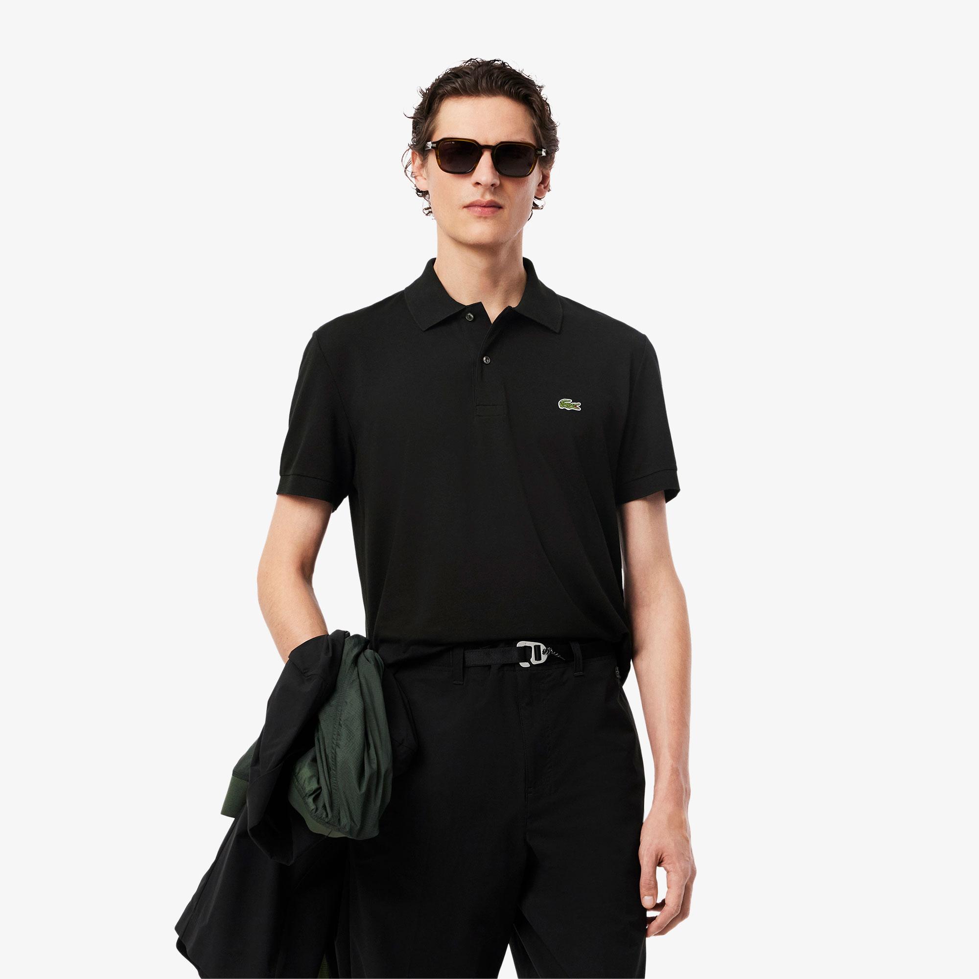 Lacoste L.12.12 Light Erkek Classic Fit Siyah Polo