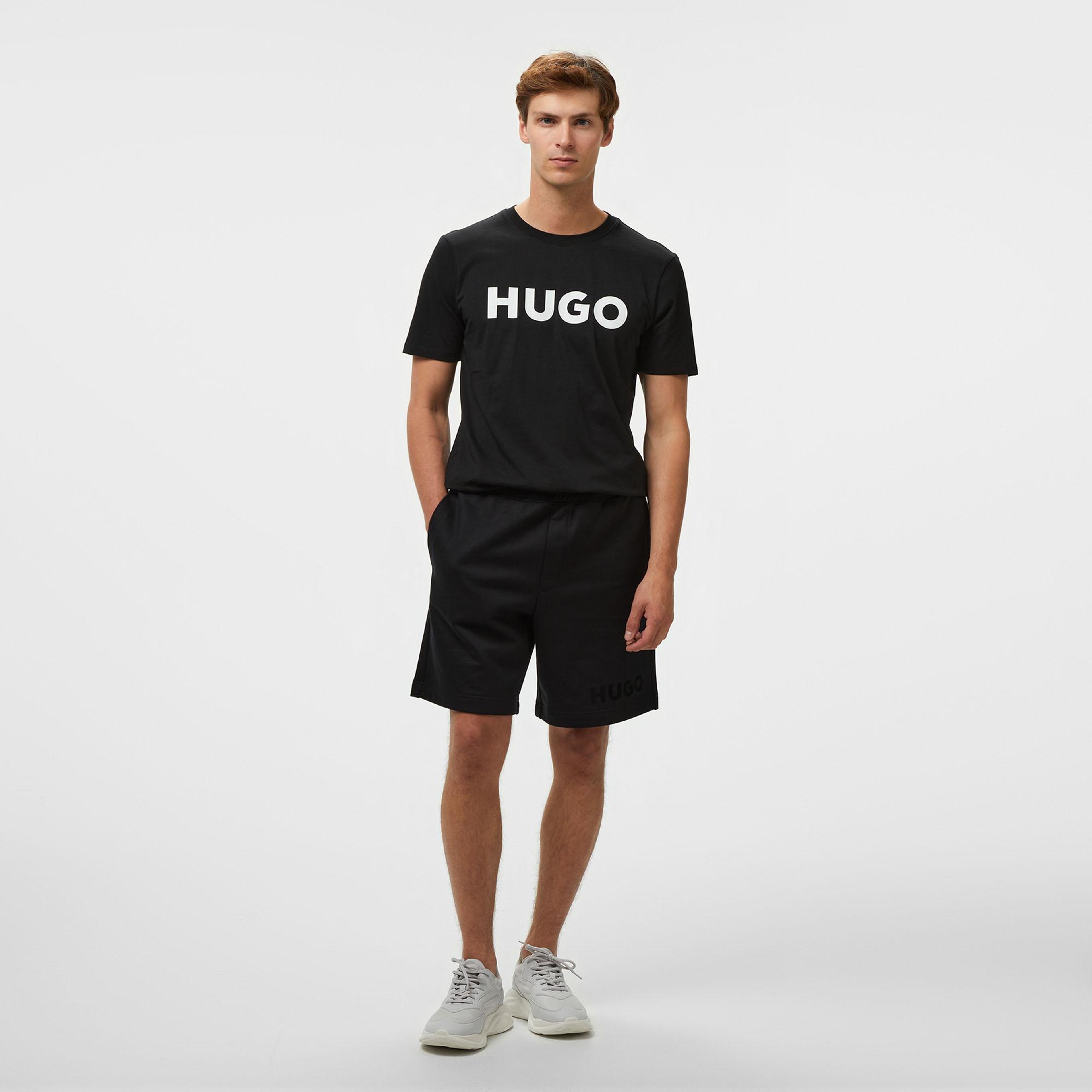 Hugo Dulivio Erkek Siyah T-Shirt