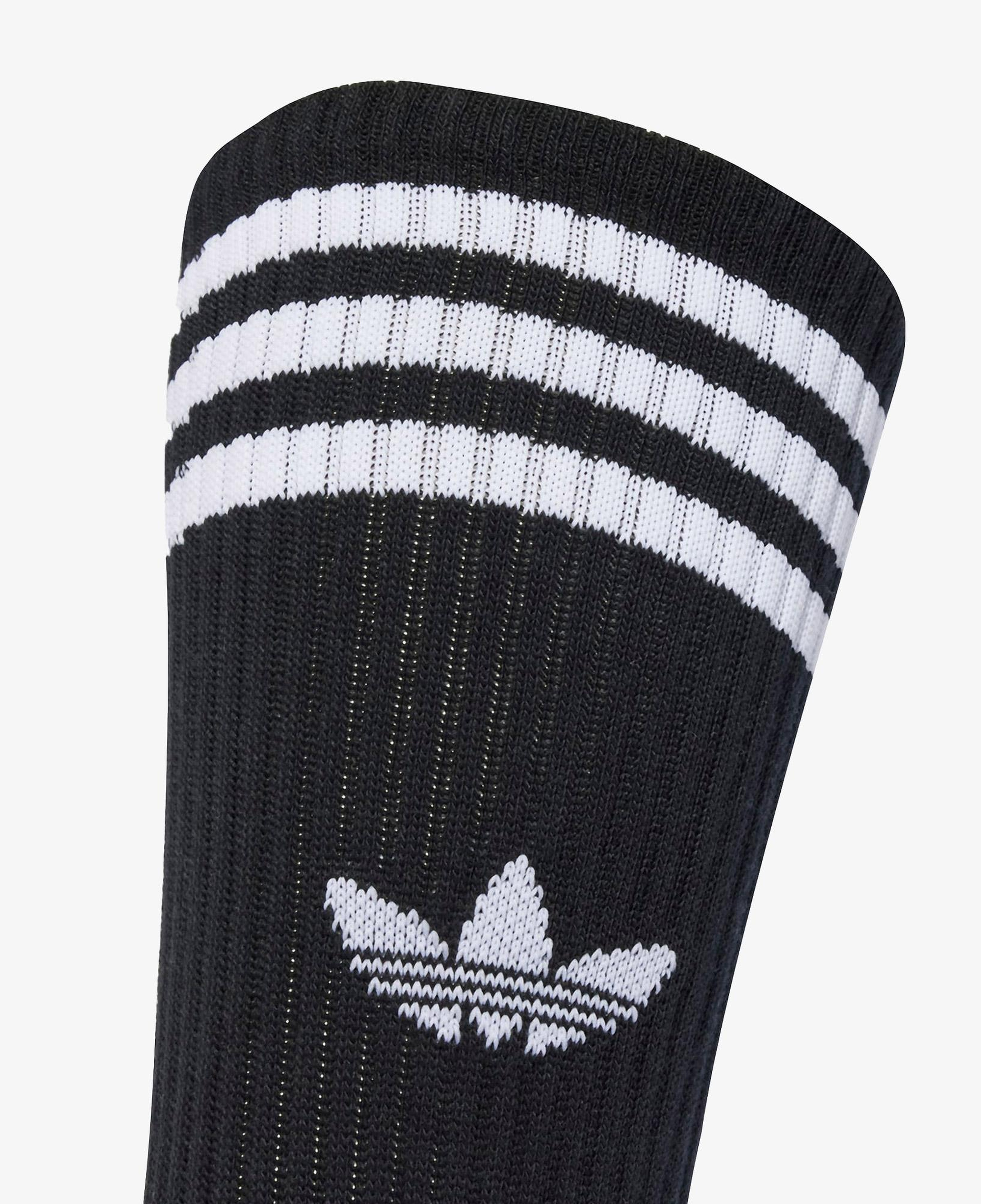 adidas 3-Stripes High Crew 3' lü Unisex Siyah Çorap