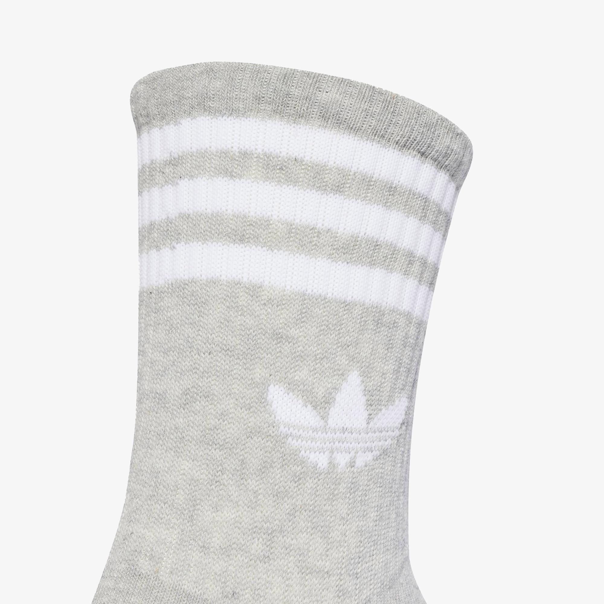 adidas 3-Stripes Crew 3' lü Unisex Beyaz Çorap