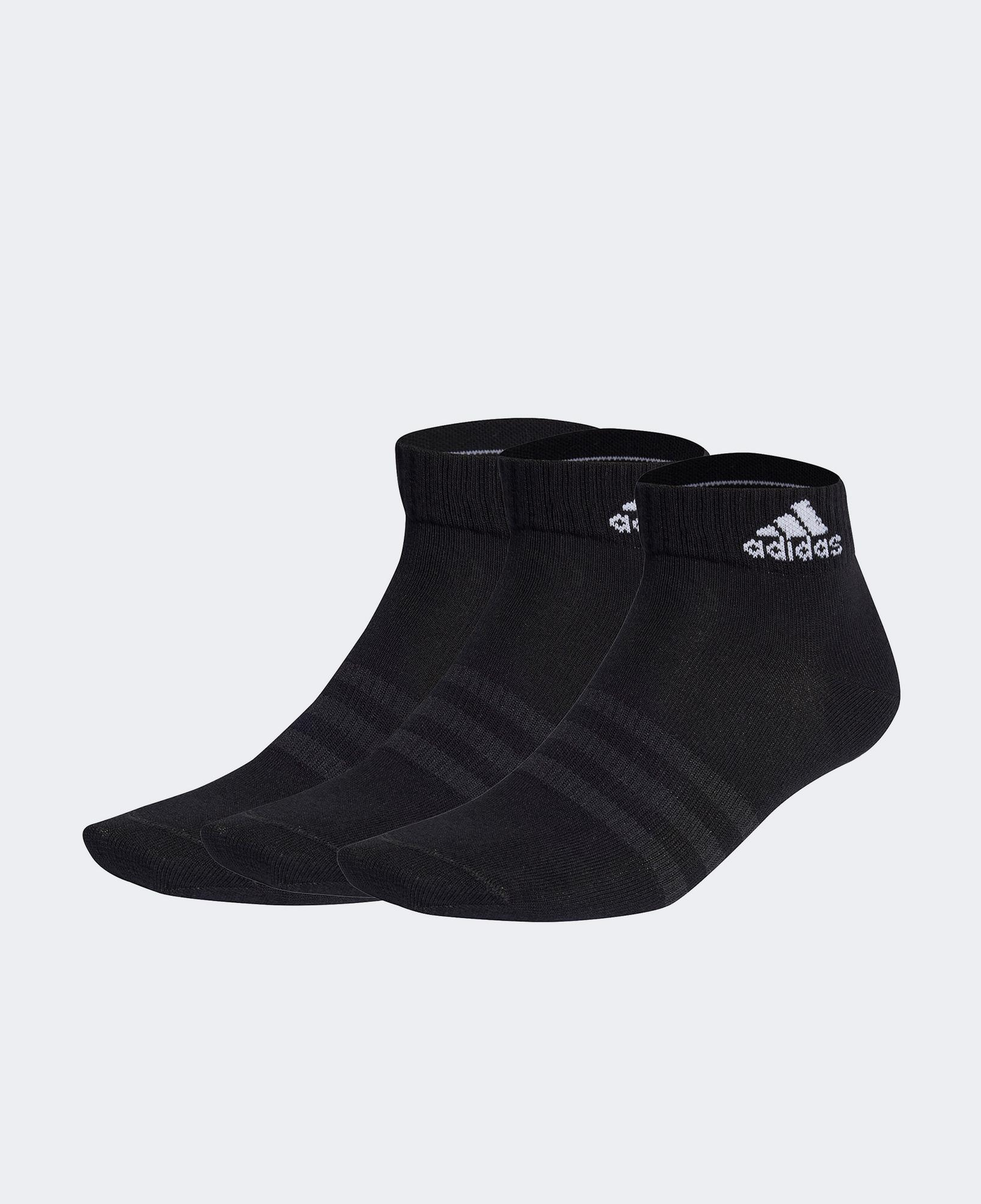 adidas Thin and Light Bilek Boy 3' lü Unisex Siyah Çorap