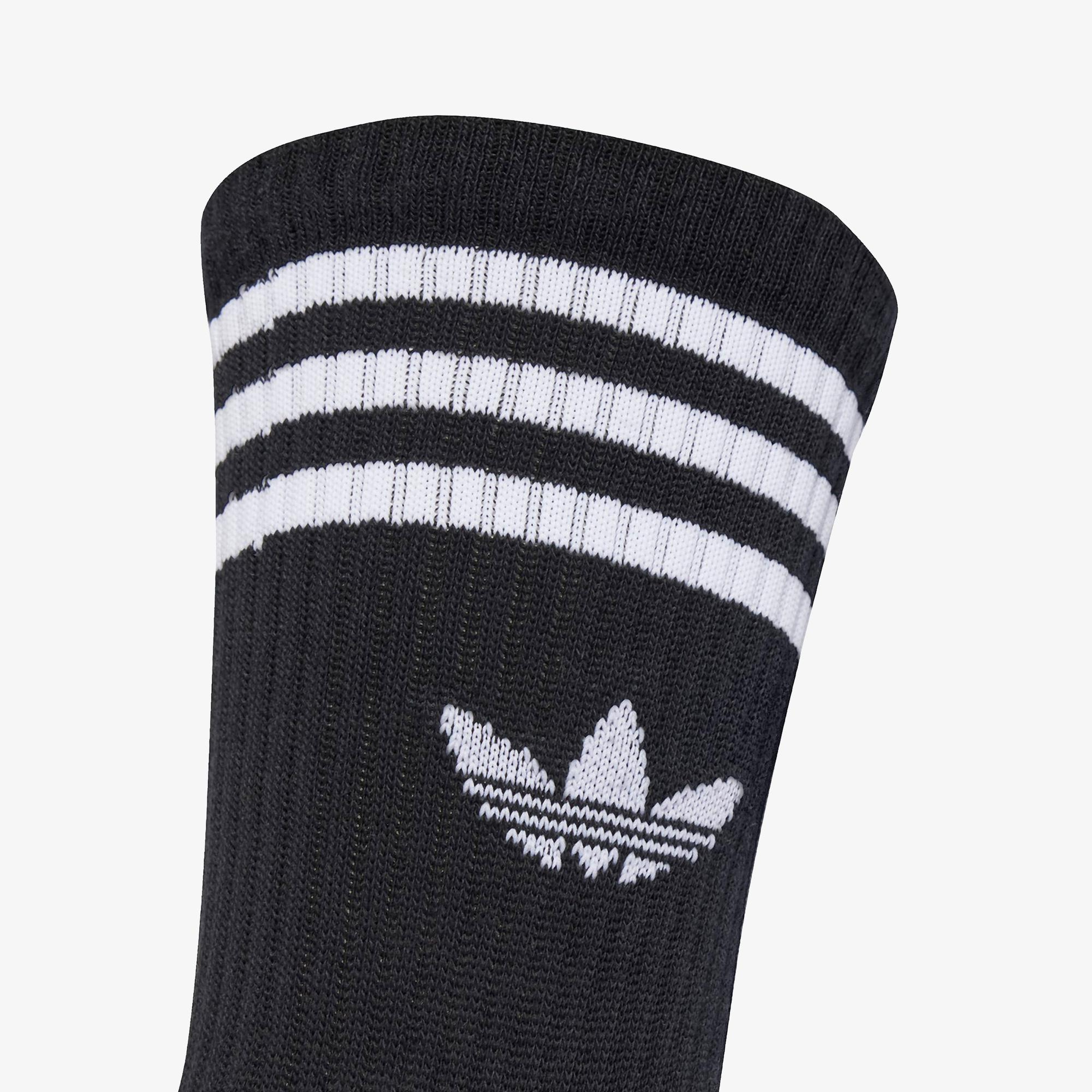 adidas 3-Stripes Crew 3' lü Unisex Siyah Çorap