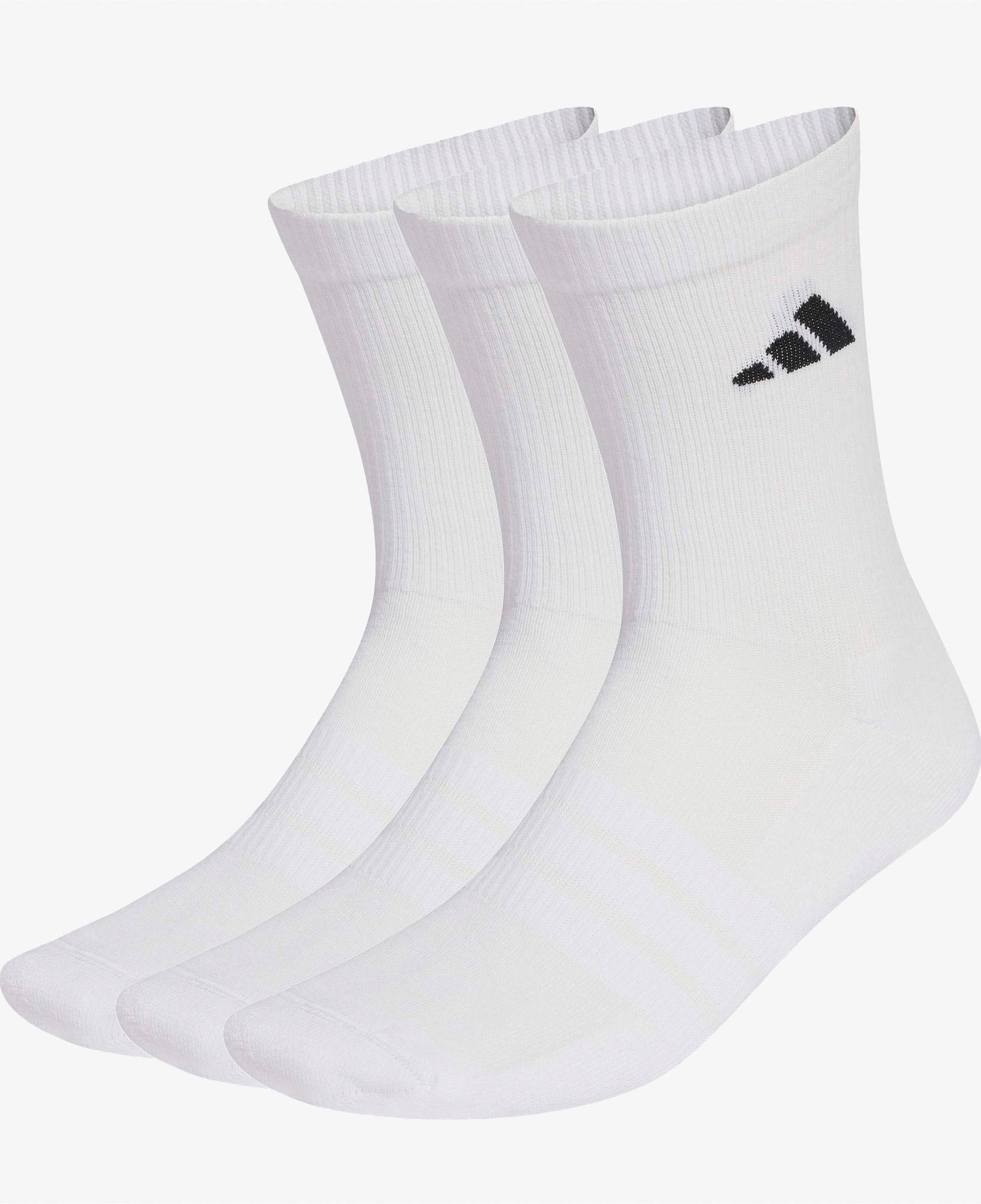 adidas Cushioned Sportswear 3' lü Unisex Beyaz Çorap