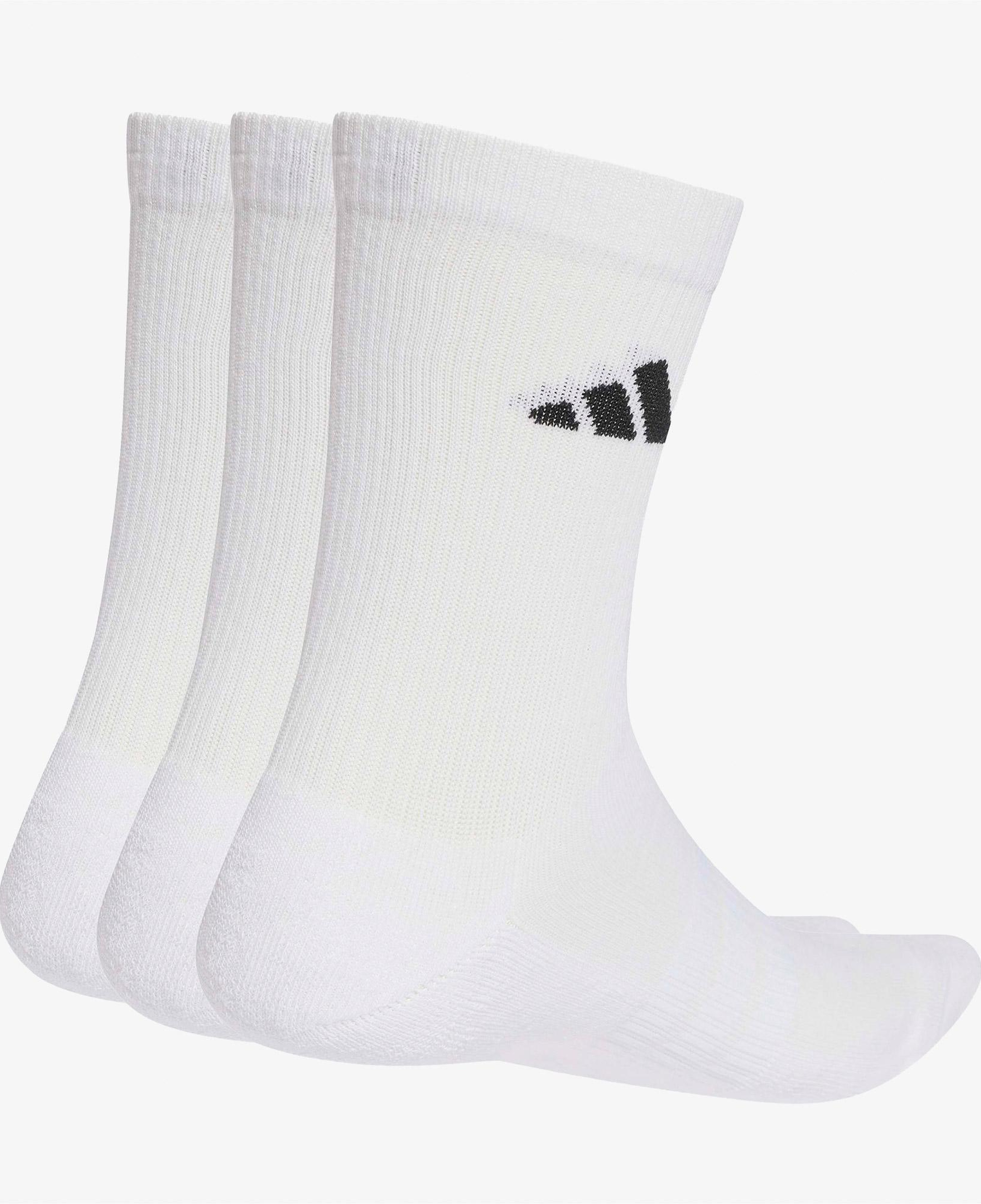 adidas Cushioned Sportswear 3' lü Unisex Beyaz Çorap