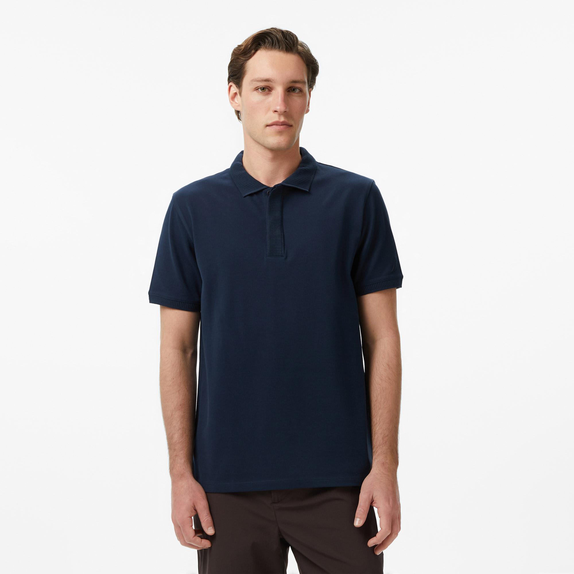 Nautica Erkek Lacivert Regular Fit Polo Yaka T-Shirt