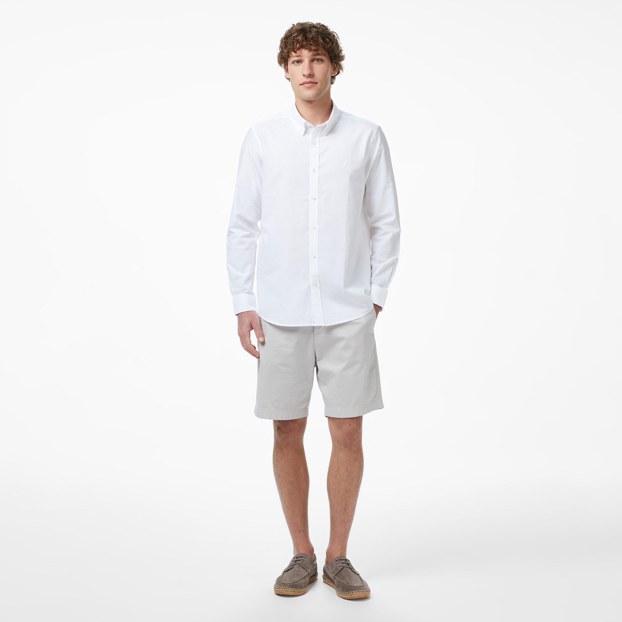 Nautica Erkek Beyaz Regular Fit Gömlek