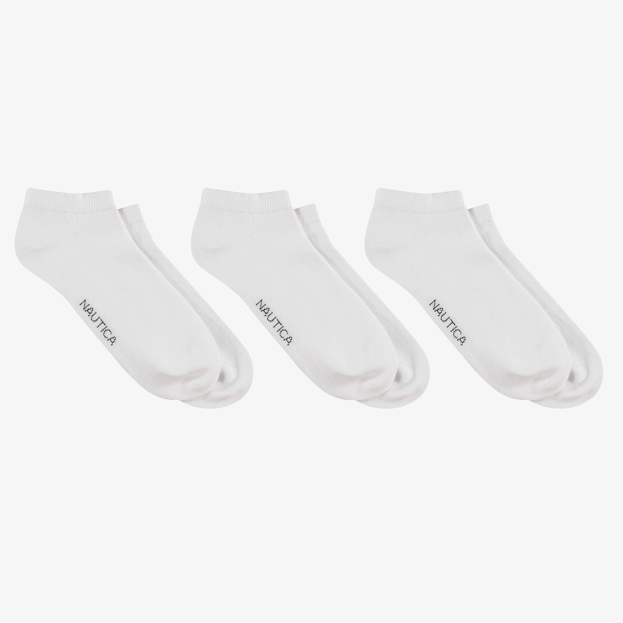 Nautica Unisex Beyaz 3'lü Çorap