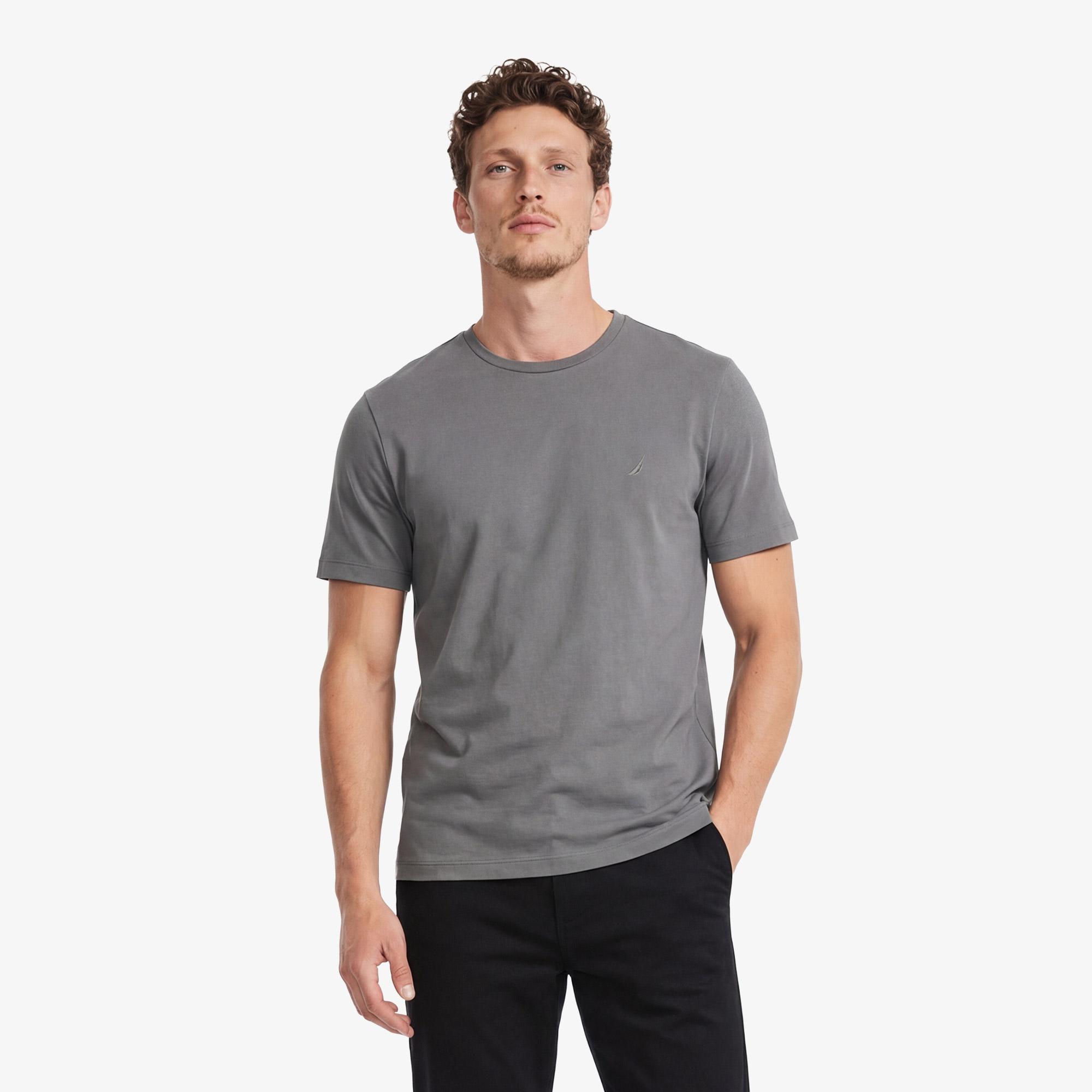 Nautica Erkek Gri Regular Fit T-Shirt