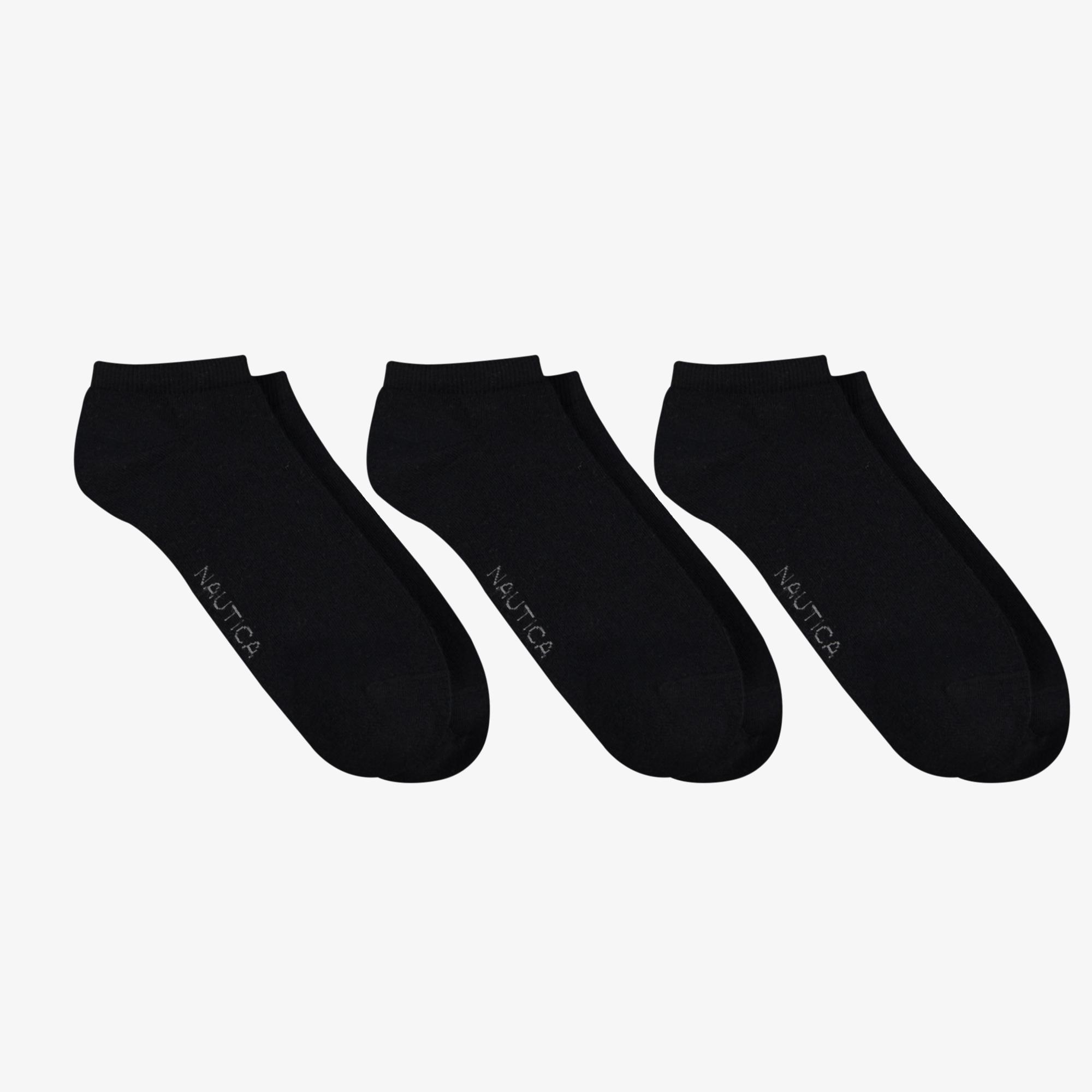 Nautica Unisex Siyah 3'lü Çorap