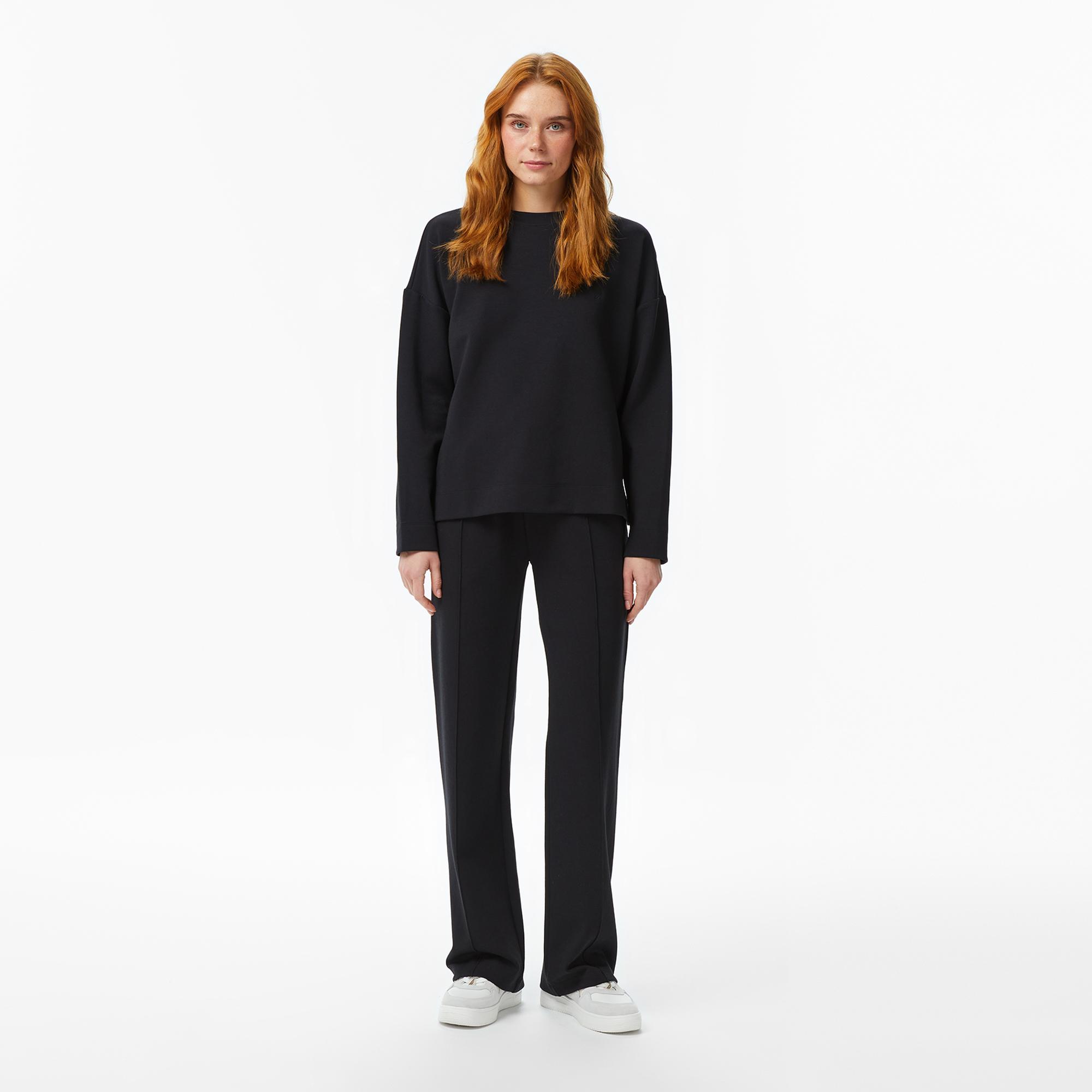 Nautica Kadın Siyah Regular Fit Sweatshirt