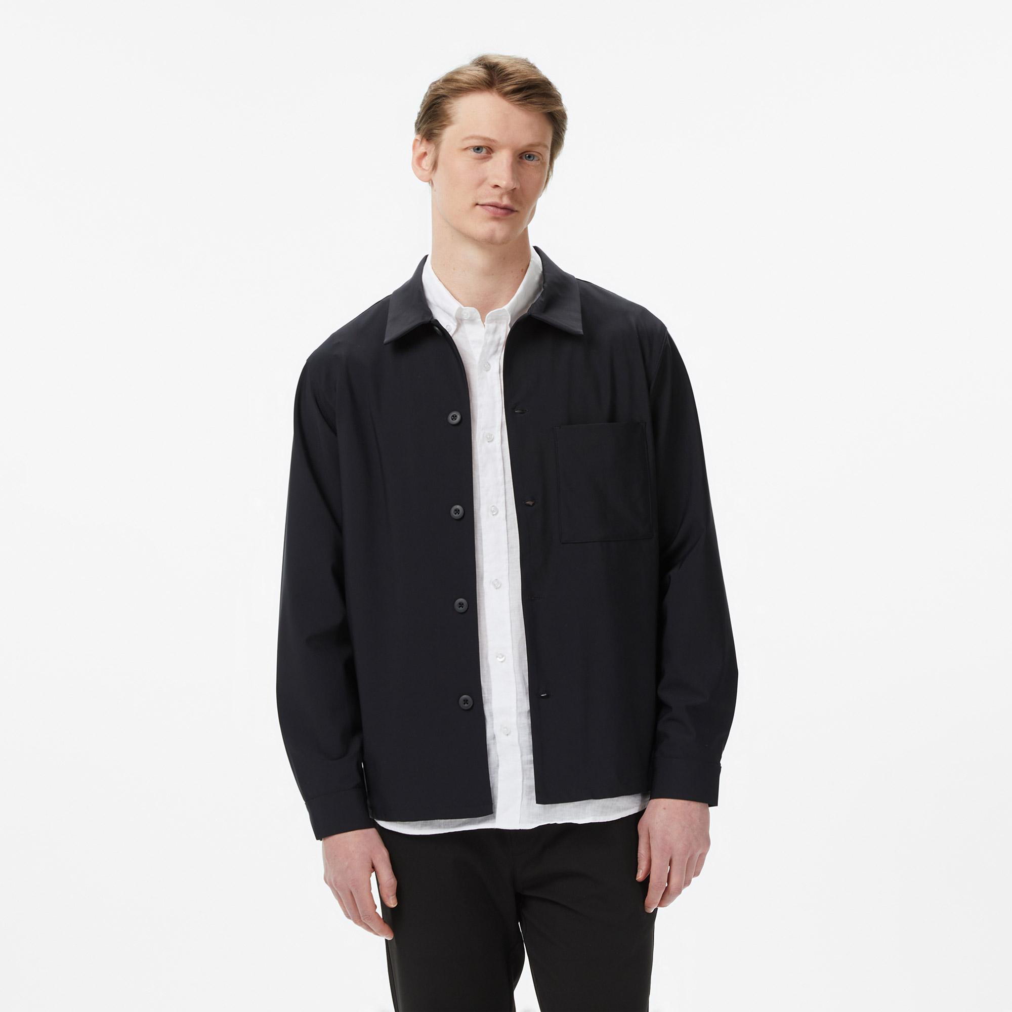 Nautica Erkek Siyah Regular Fit Gömlek