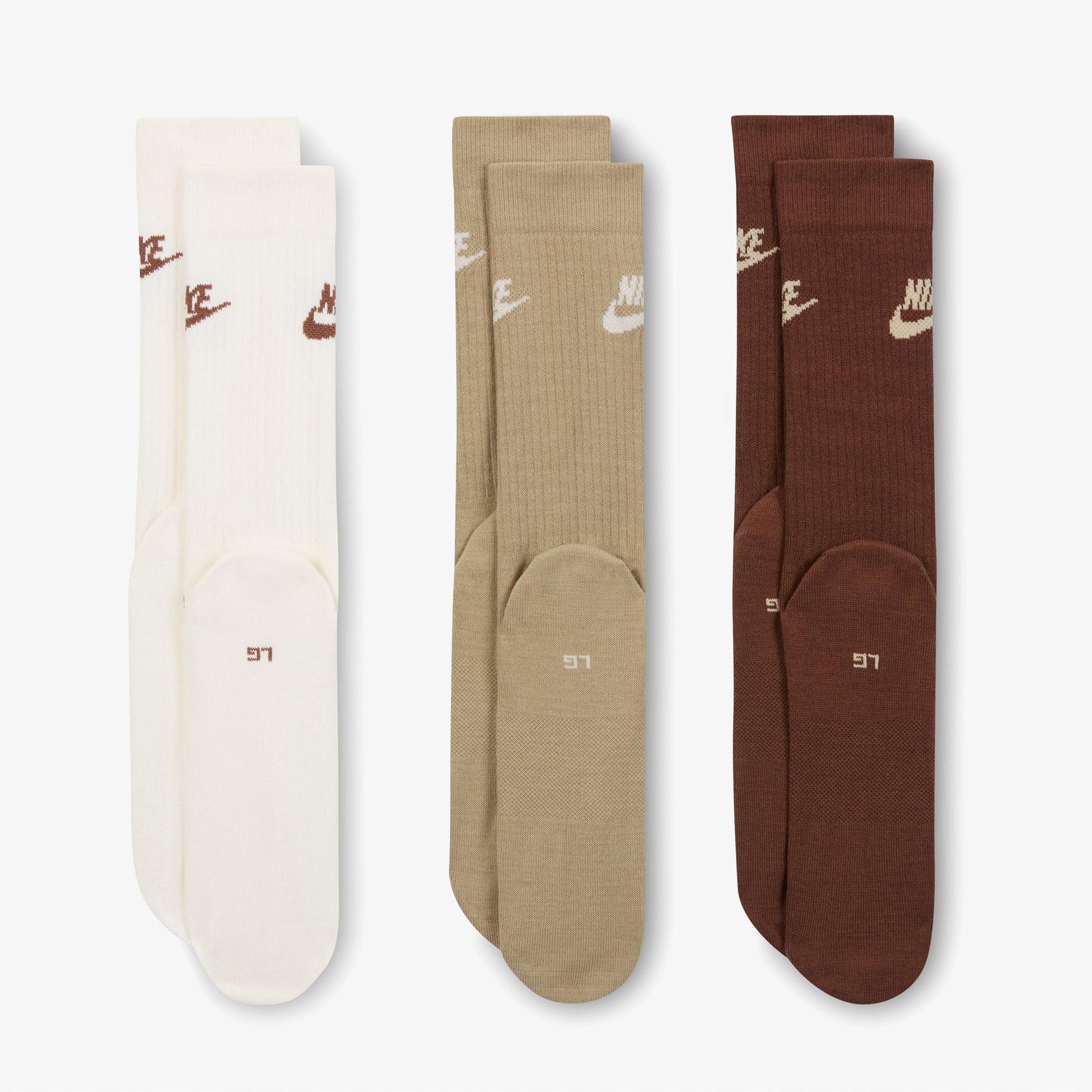 Nike Sportswear Everyday Essential 3' lü Unisex Renkli Çorap