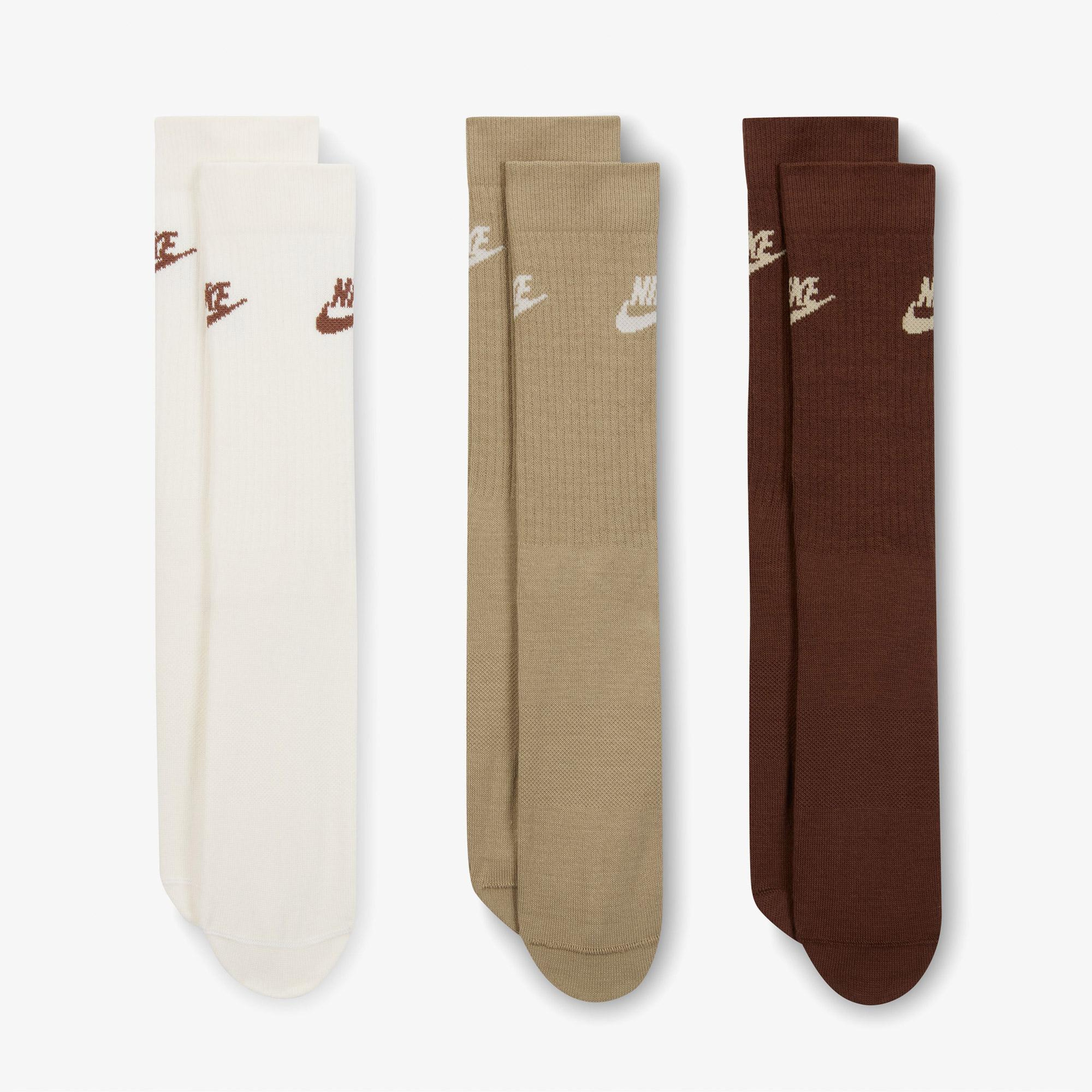 Nike Sportswear Everyday Essential 3' lü Unisex Renkli Çorap