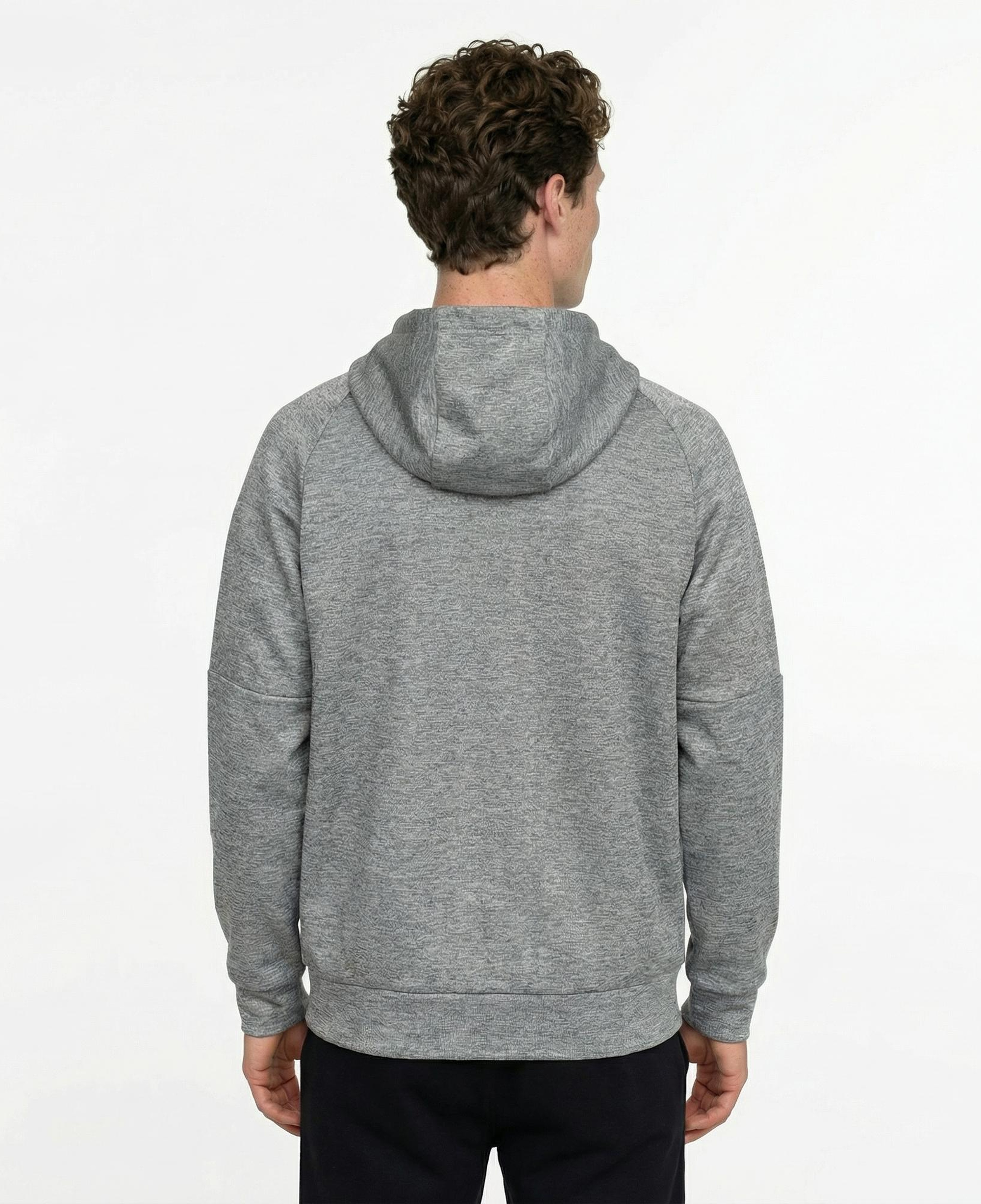 Nike Therma-Fit Full-Zip Erkek Gri Hoodie