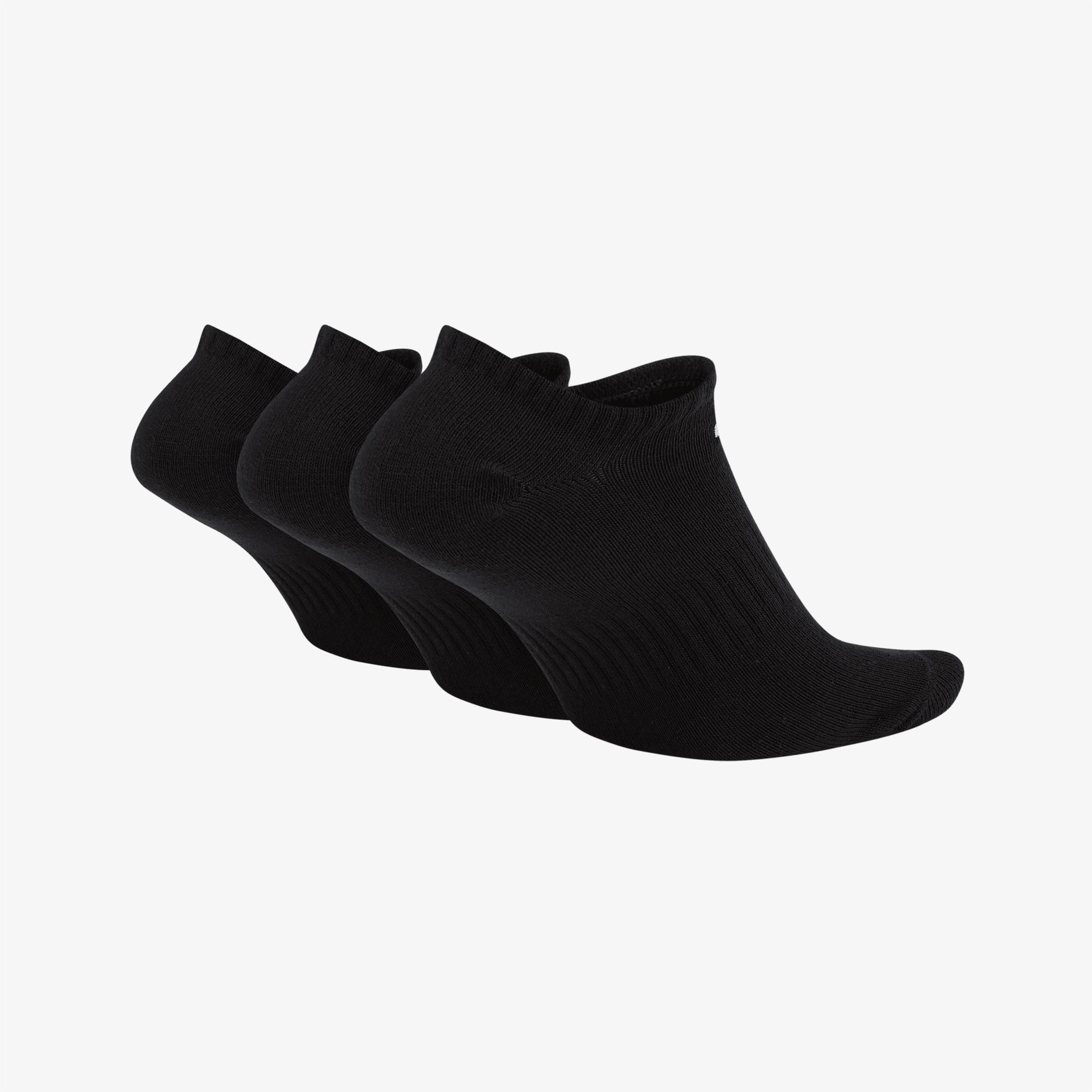 Nike Everyday Sportswear 3'lü 132 Unisex Siyah Çorap