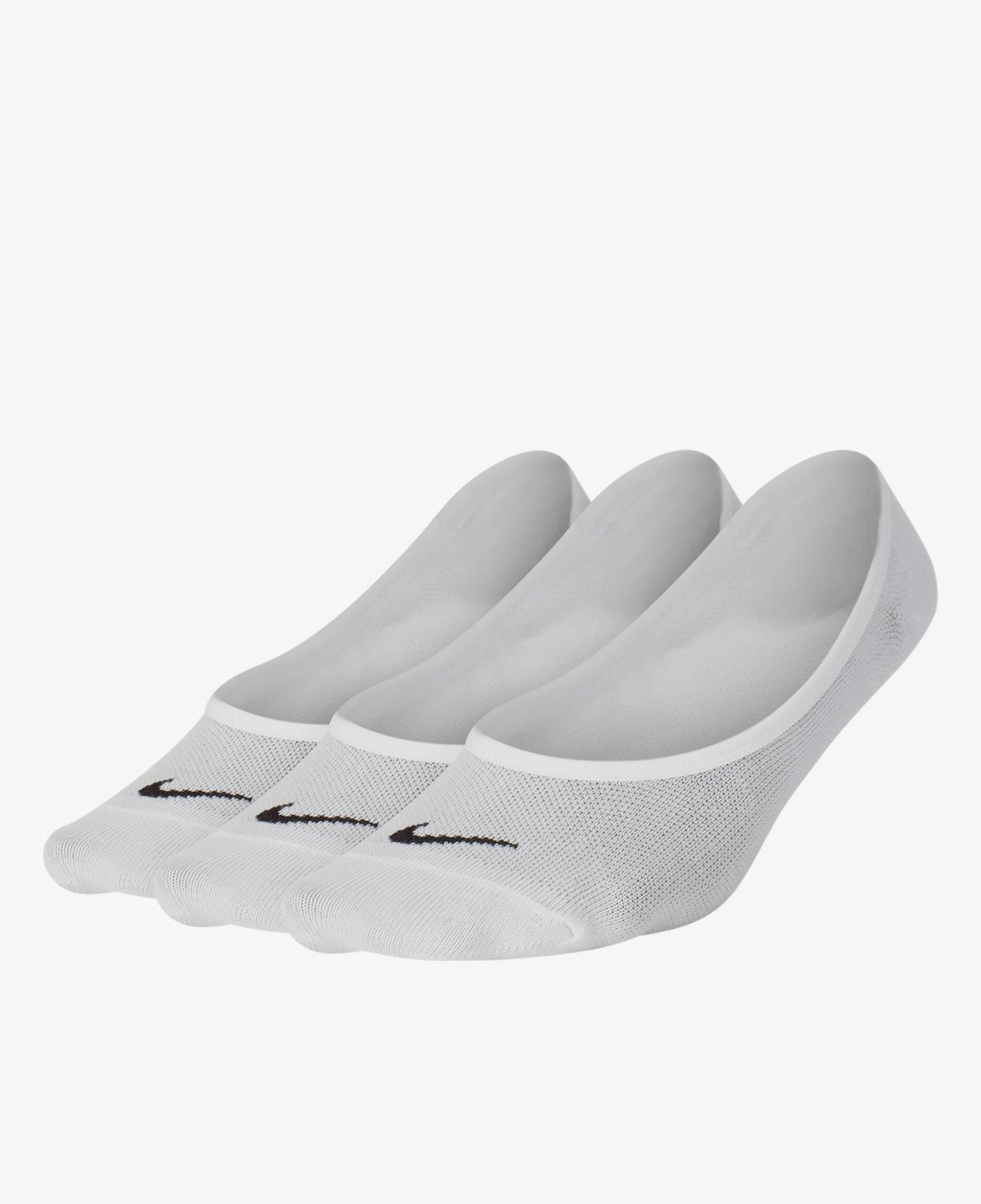 Nike Everyday Lightweight Foot 3'lü Kadın Beyaz Çorap