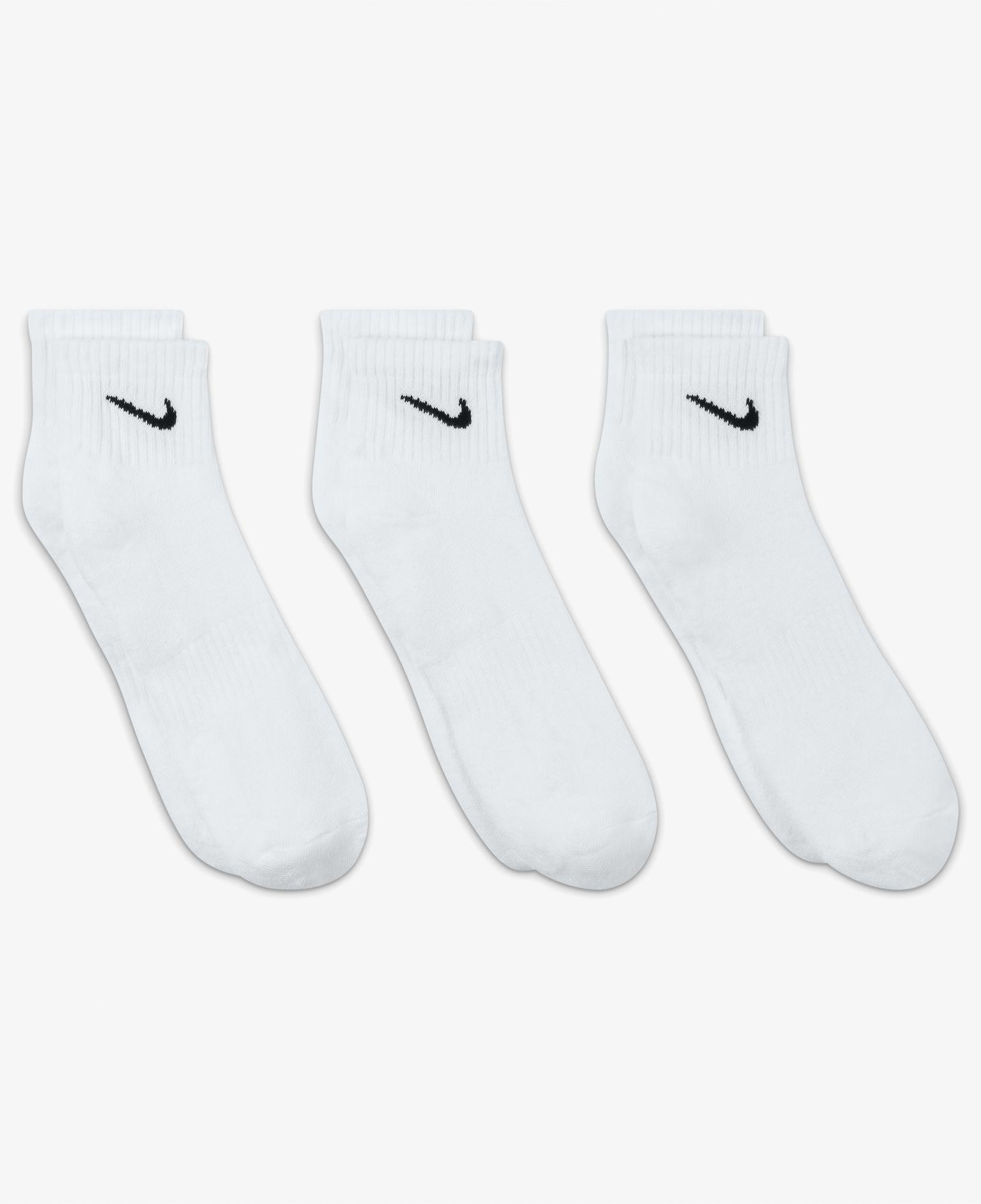 Nike Everyday Cush Ankle 3' lü Unisex Beyaz Çorap