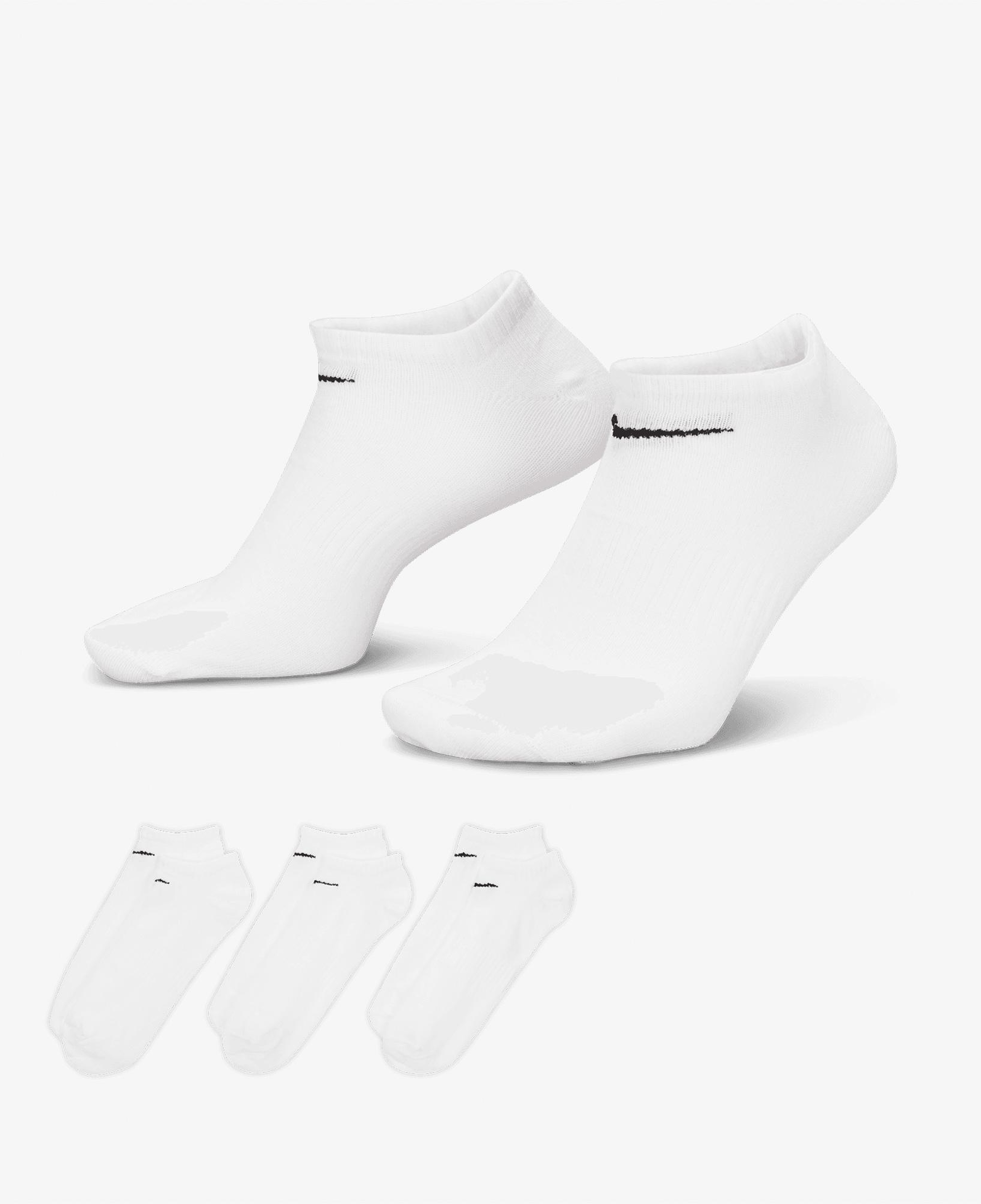 Nike Everyday Sportswear 3'lü 132 Unisex Beyaz Çorap